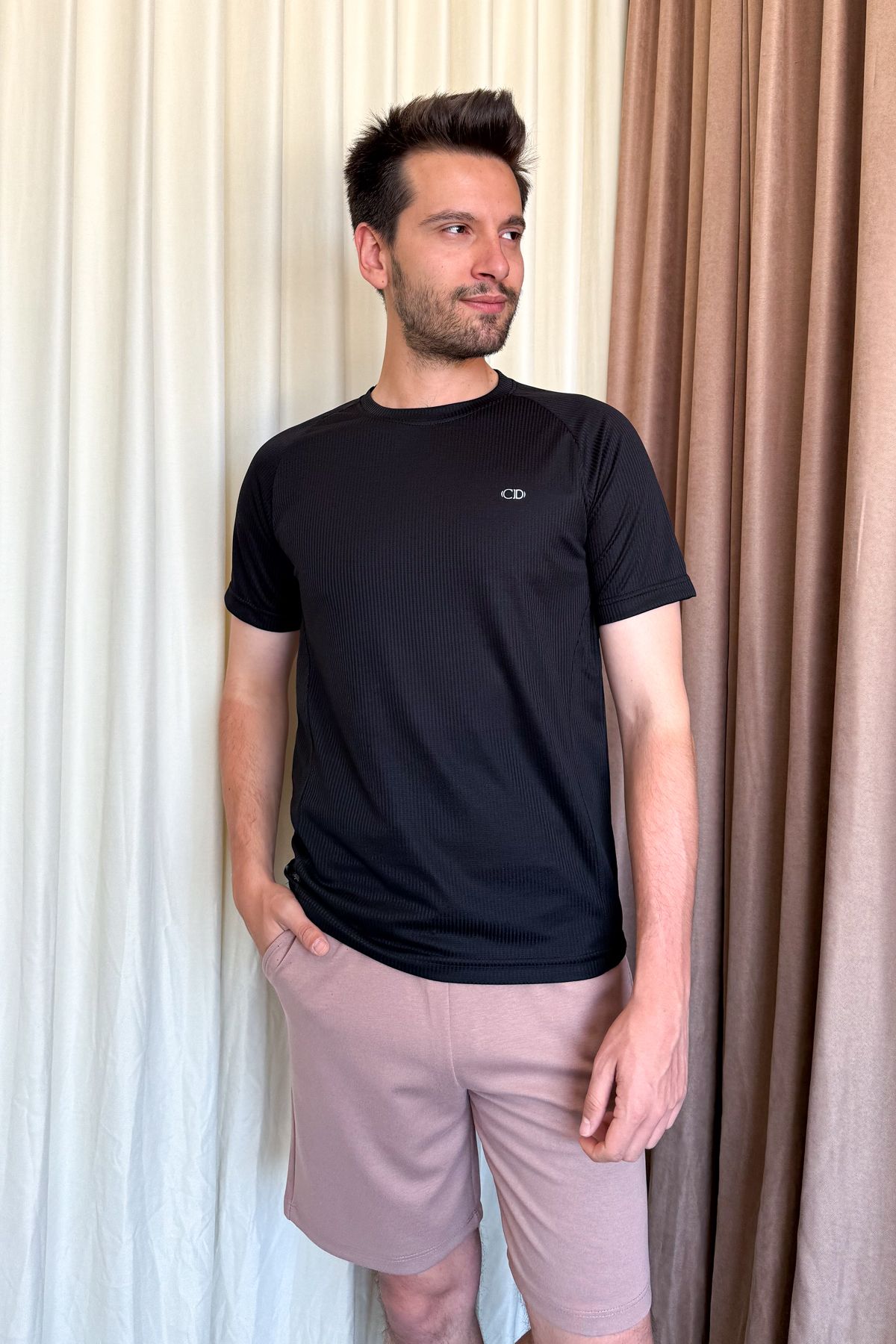 ModaPlaza Erkek Bisiklet Yaka Tshirt 795
