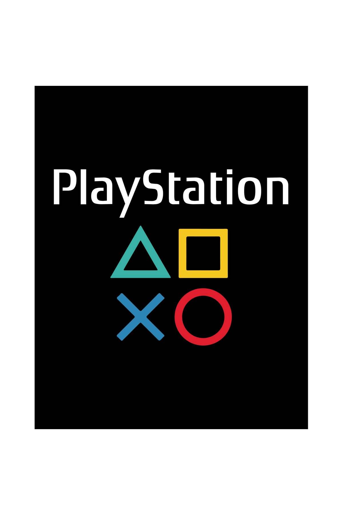 Z zepplin Playstation Gamepad Yazı Büyük Sırt Patch Yama