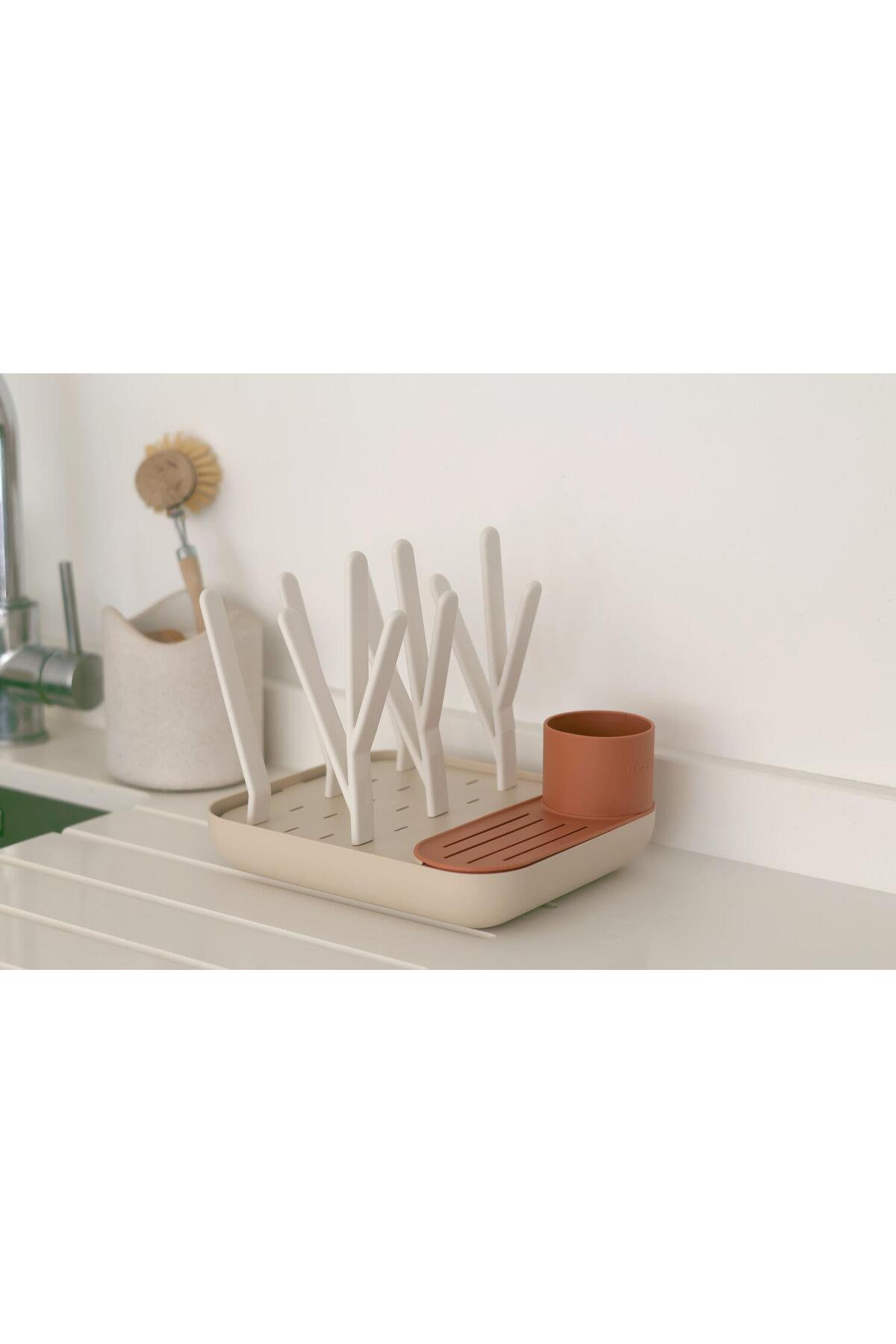 Beaba Forest Biberon Kurutma Standı, Terracotta/Clay fotoğrafı 6 (önizleme)