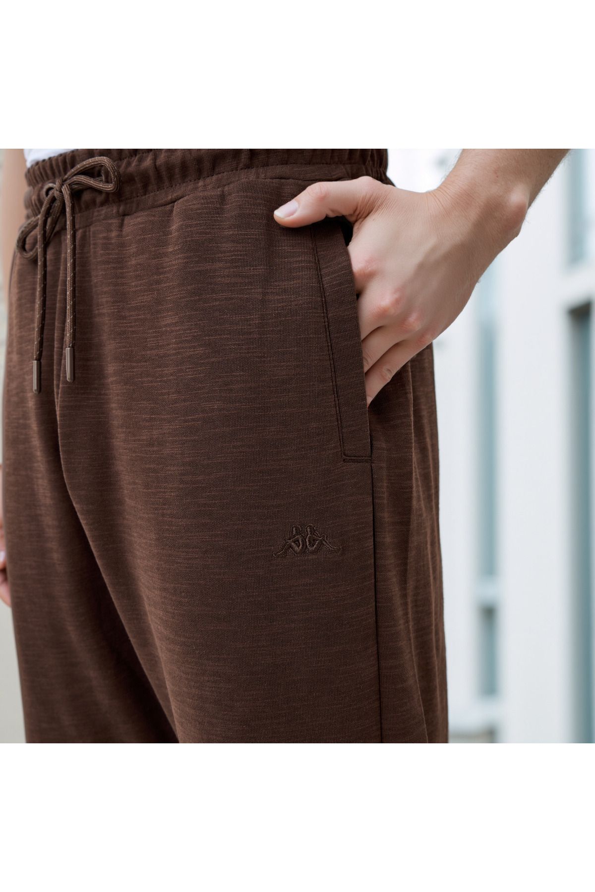 Kappa-Panelled Joggers with Drawstring and Pockets 4