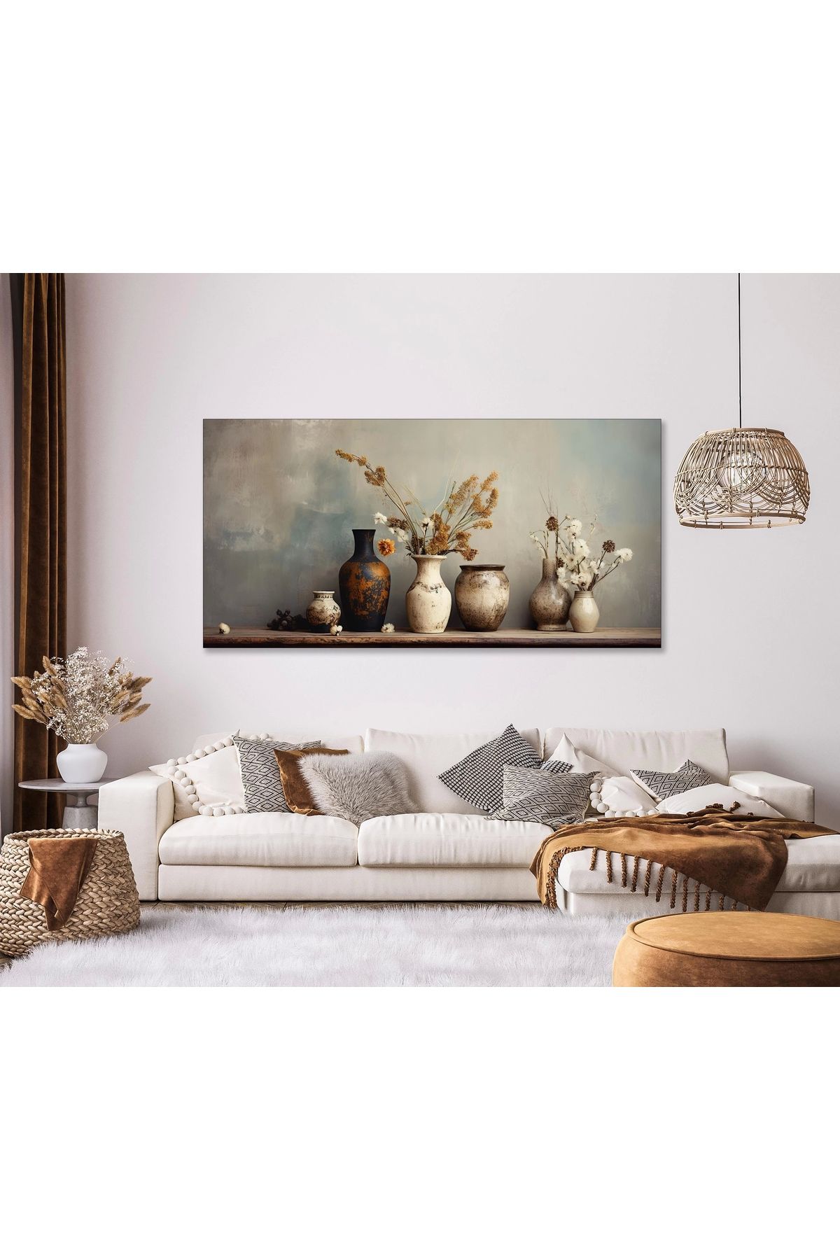 bestablo Eskitme Vazolar Modern Kanvas Tablo , Ev Dekoru Bestablo