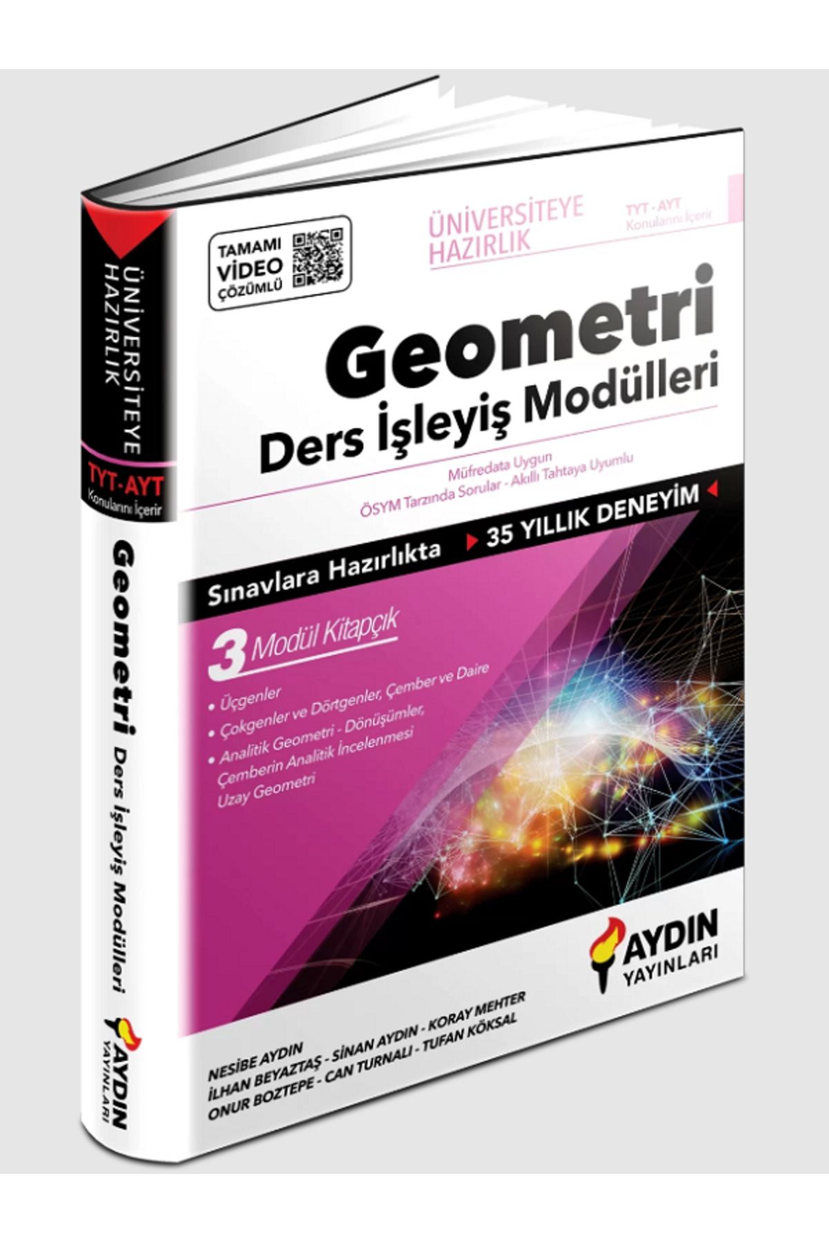 Evrensel İletişim Yayınları Aydın Yay. TYT - AYT GEOMETRİ Ders İşleyiş Modülleri / 3 Modül Kitapçık / Tamamı Video Çözümlü