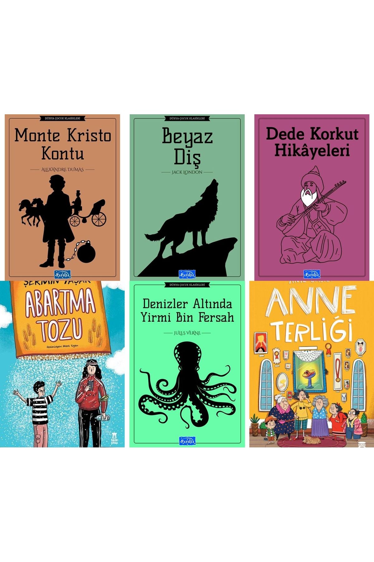 Parıltı Yayınları PARILTI YAYINLARI BEYAZ DİŞ ABARTMA TOZU ANNE TERLİĞİ DEDEKORKUT HİKAYELERİ