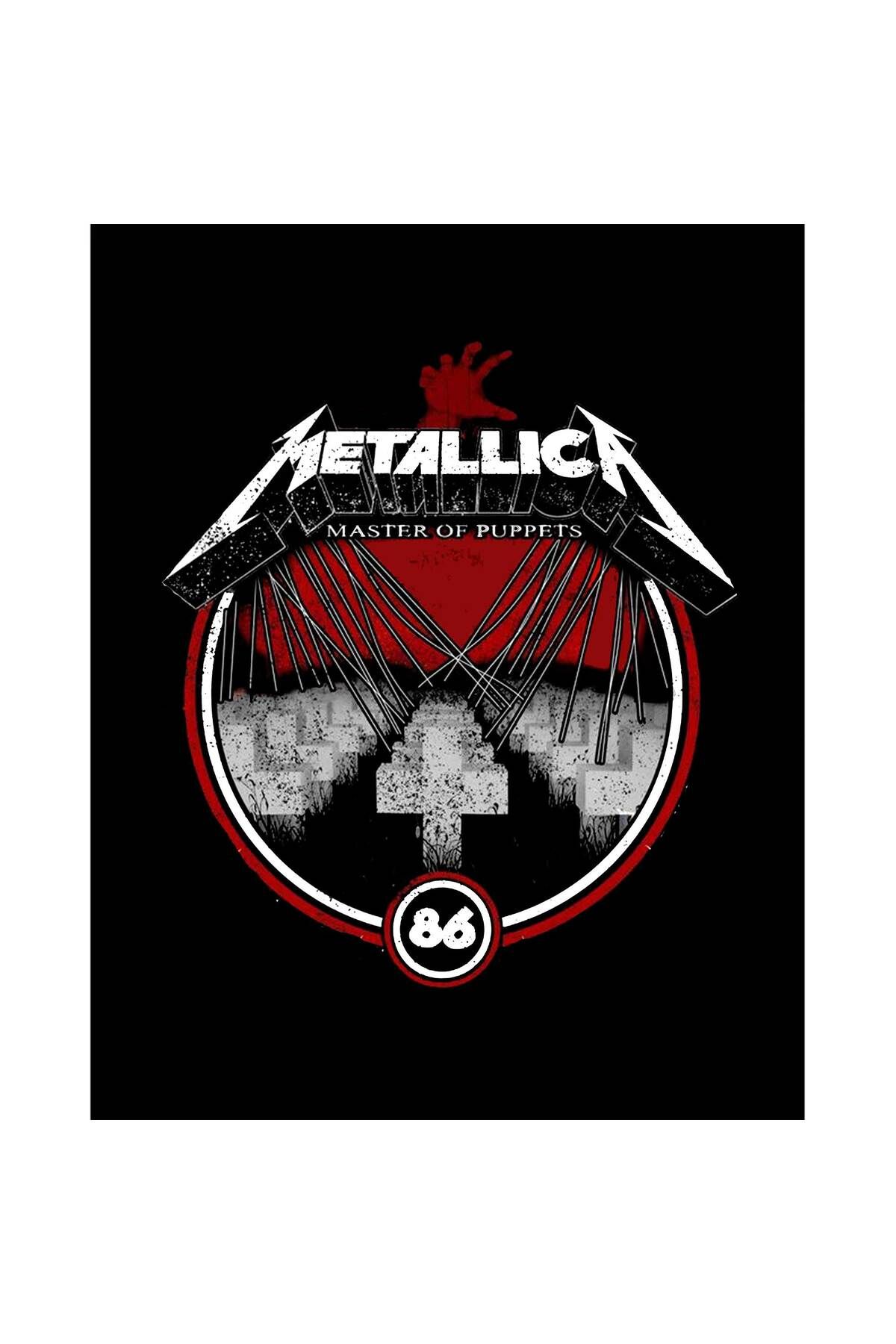 Z zepplin Metallica Master of Puppets Albums Büyük Sırt Patch Yama