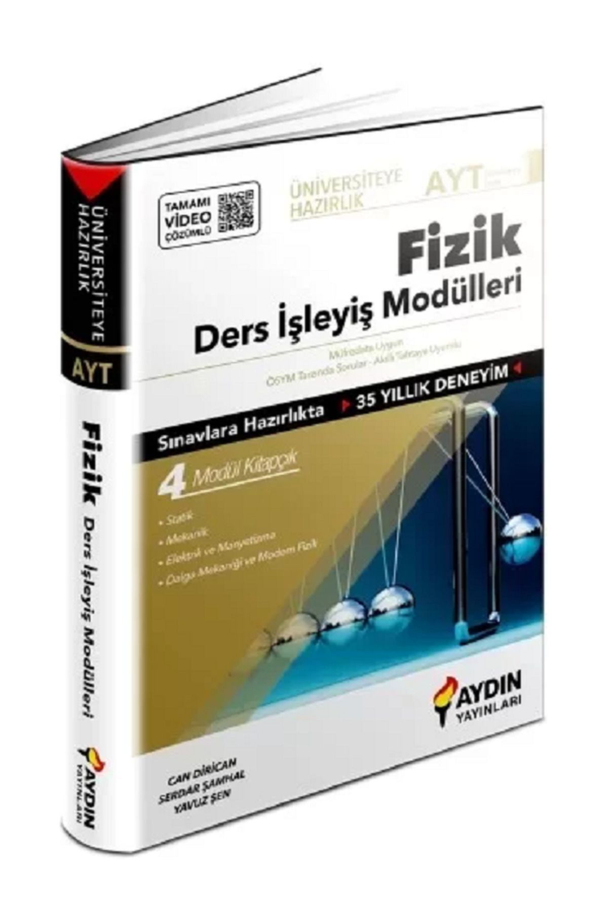Evrensel İletişim Yayınları Aydın Yay. AYT FİZİK Ders İşleyiş Modülleri / 4 Modül Kitapçık / Tamamı Video Çözümlü