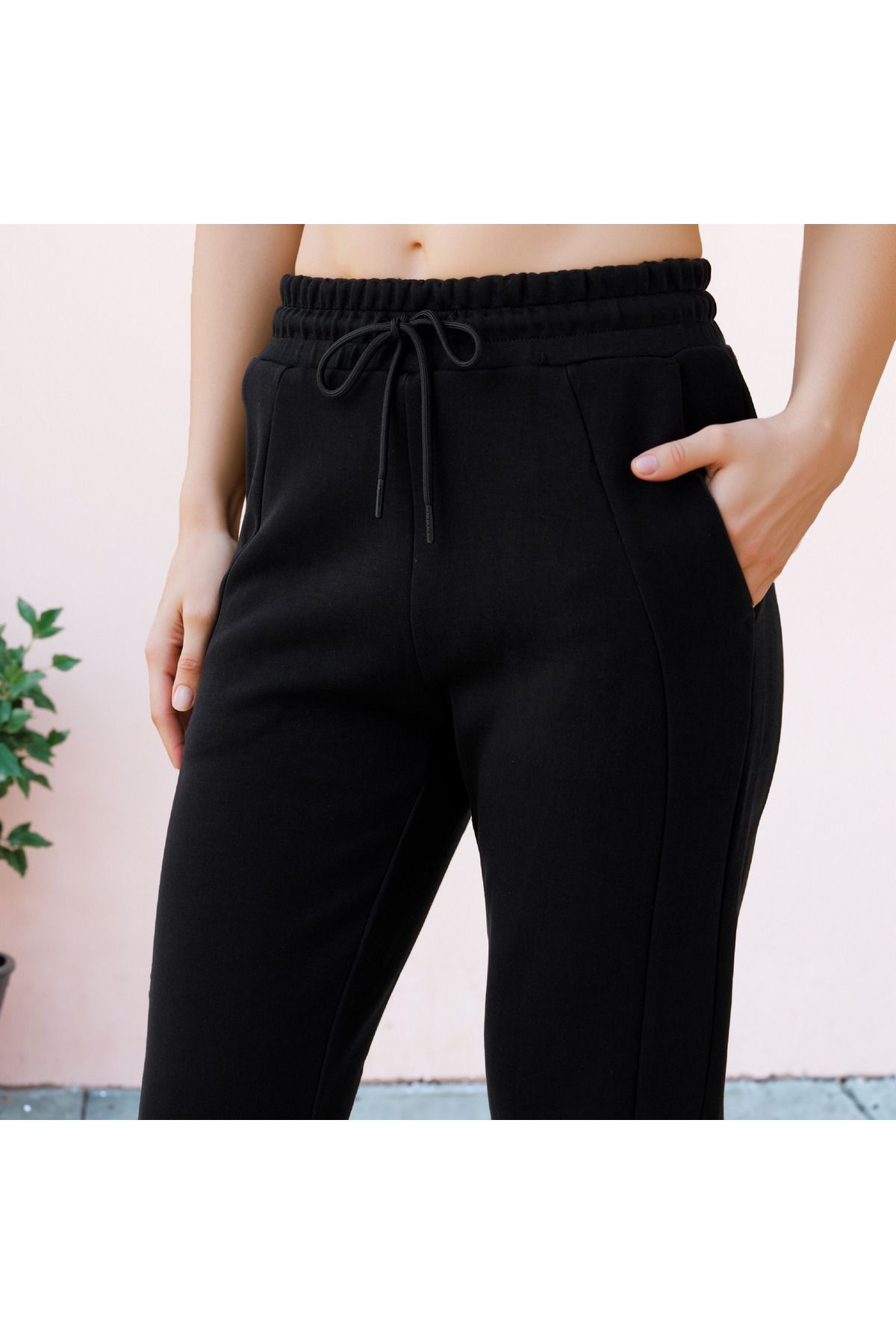 Kappa-Kappa Panelled Joggers with Drawstring Closure and Pockets 4