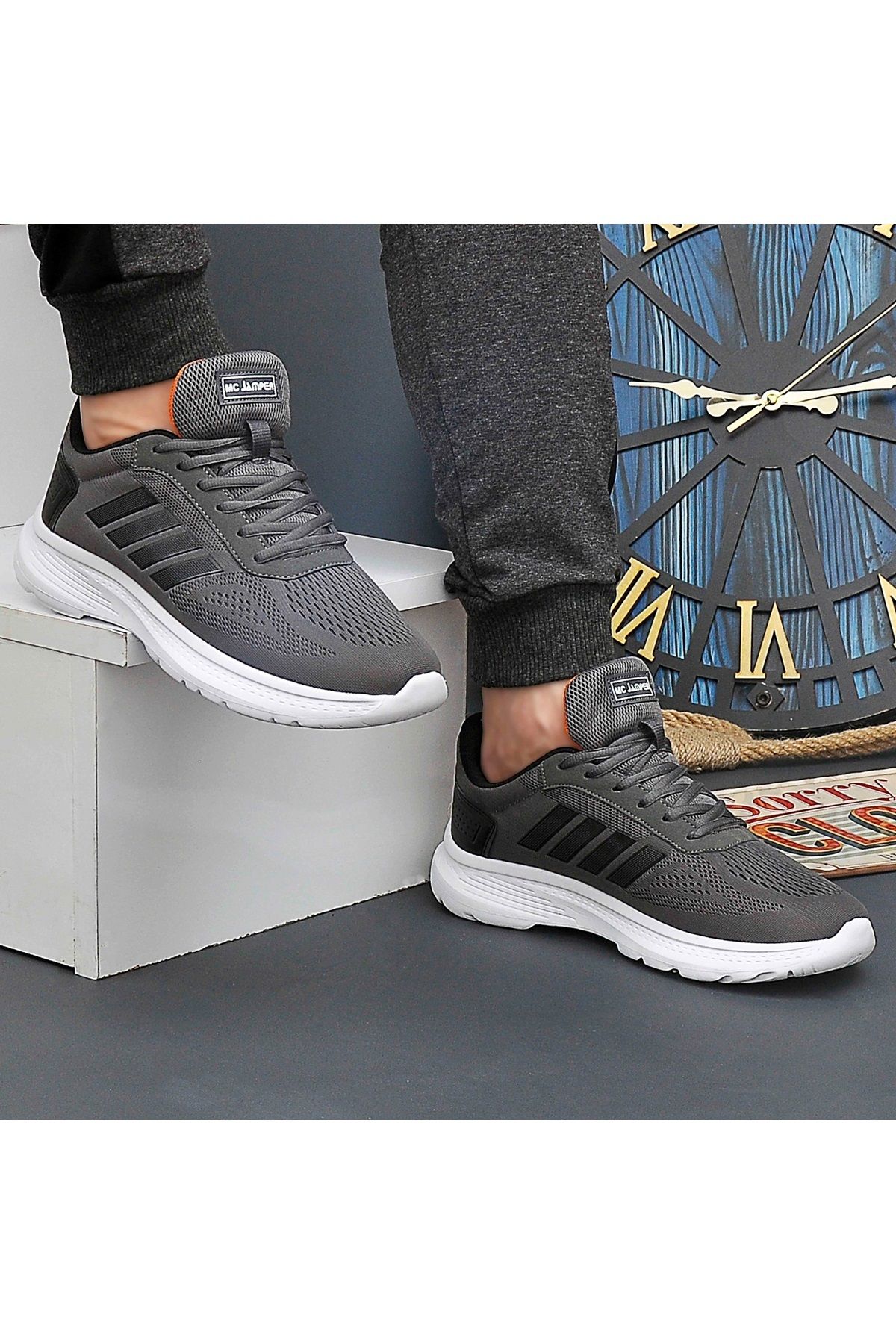 Konfores 2202-Jamper Anatomik Tabanlı Ultra Hafif Unisex Bağcıklı Sneakers Ayakkabı