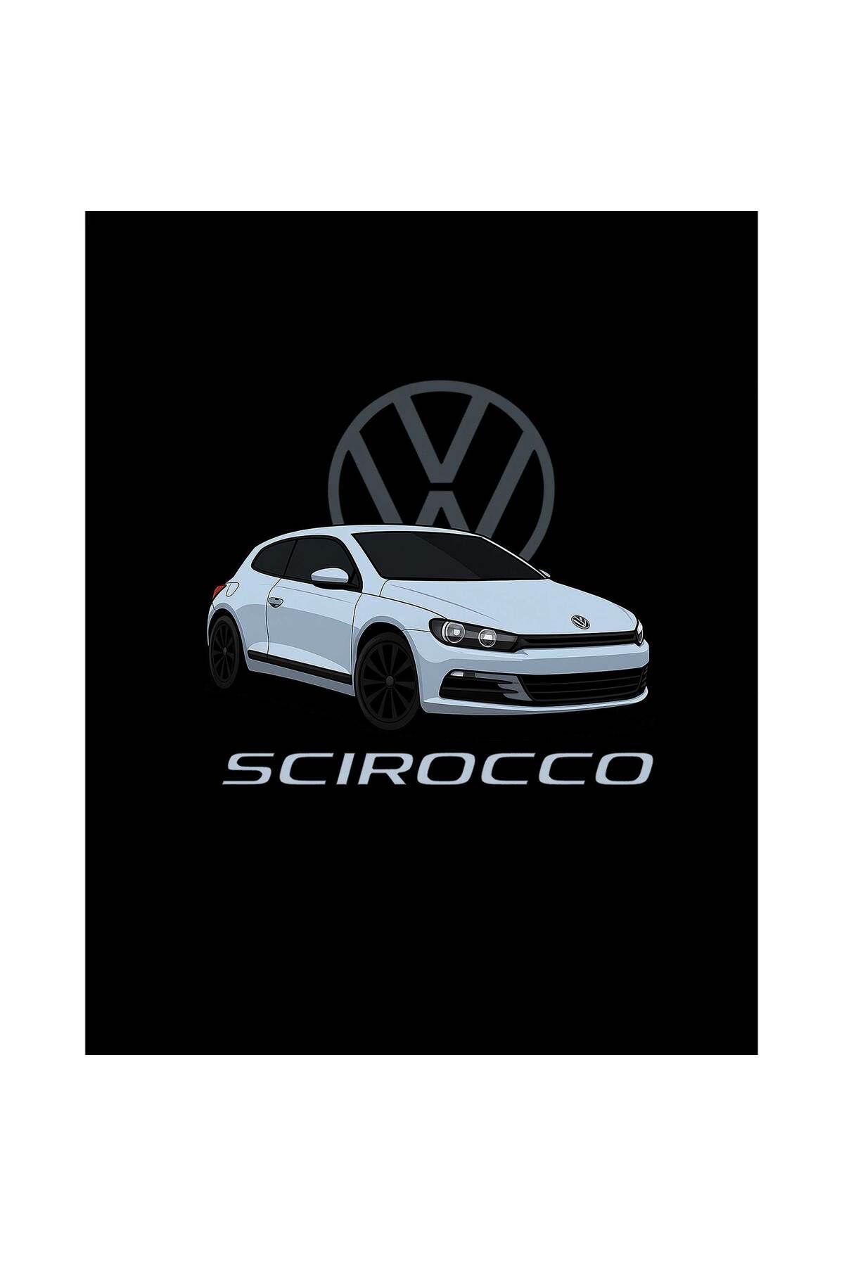 Z zepplin Volkswagen Scirocco Büyük Sırt Patch Yama