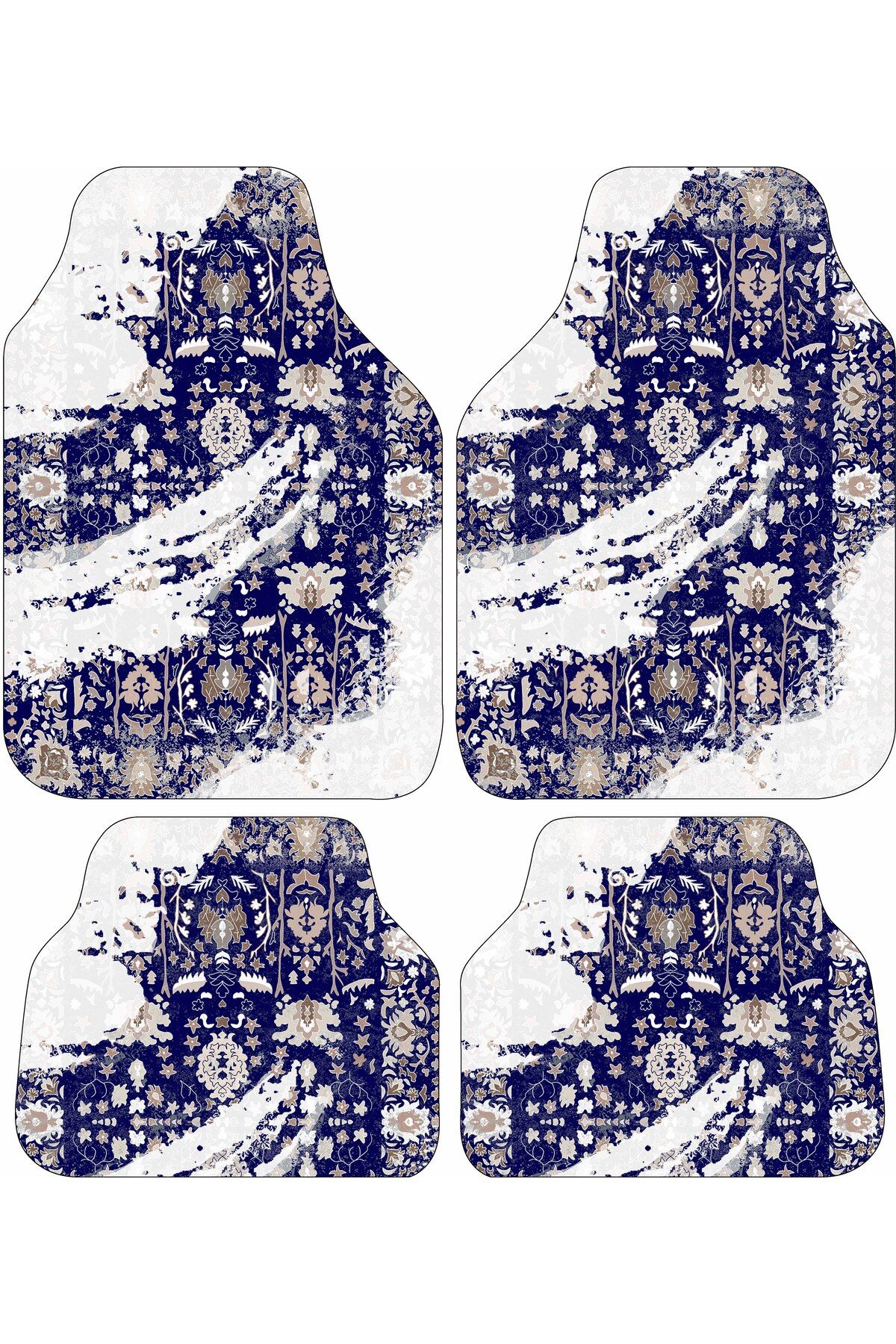 Halı Her Araca Uyumlu Dot Taban Toz Tutmaz Yüzey Dijital Baskı Araba Paspası DESIGN BY GÜNEŞ