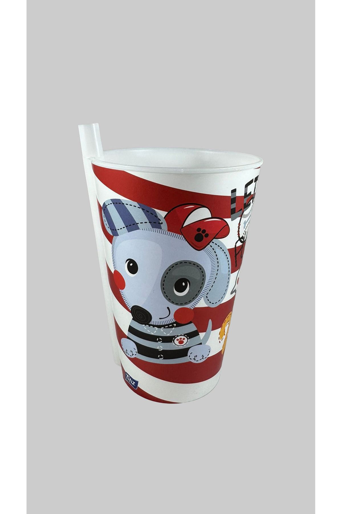 SİHİRLİ AYAKLAR Yummy Kendinden Pipetli Eğlenceli Desenli Bardak 400ml