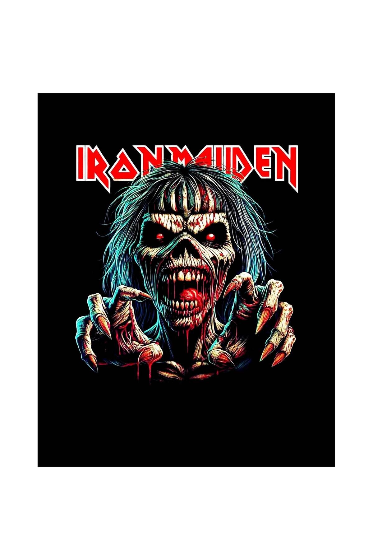 Z zepplin Iron Maiden Zombie Büyük Sırt Patch Yama