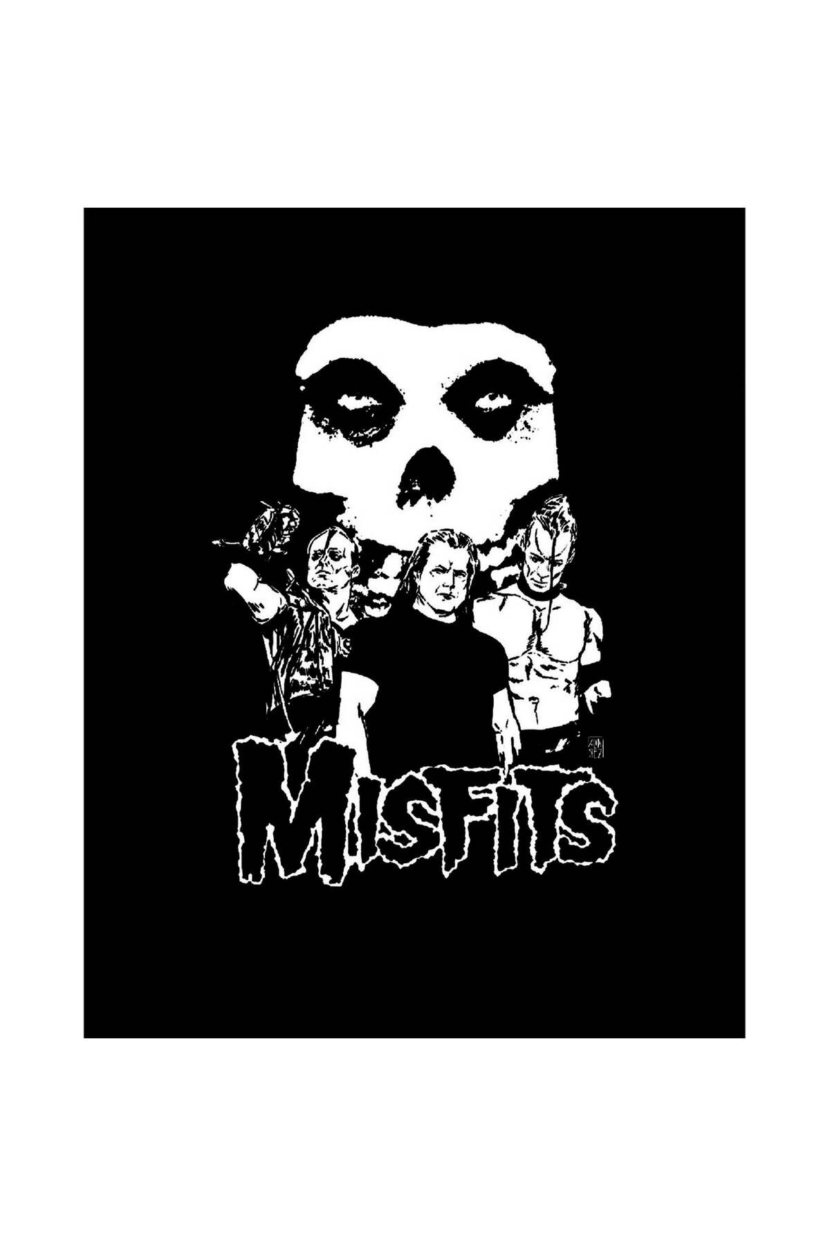 Z zepplin Misfits Grup Logo Büyük Sırt Patch Yama