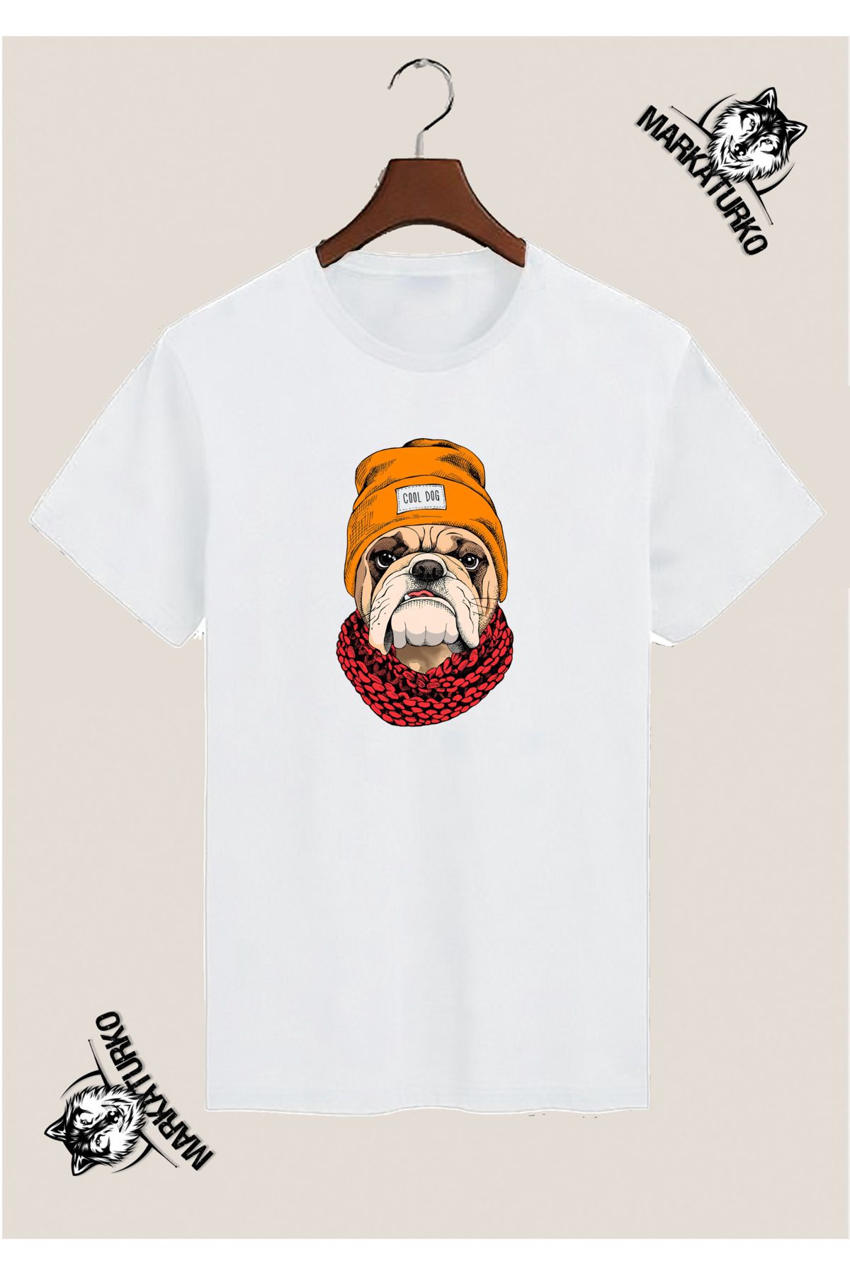 MarkaTurko COOL DOG ÖZEL TASARIM BASKILI TSHİRT 9620-20