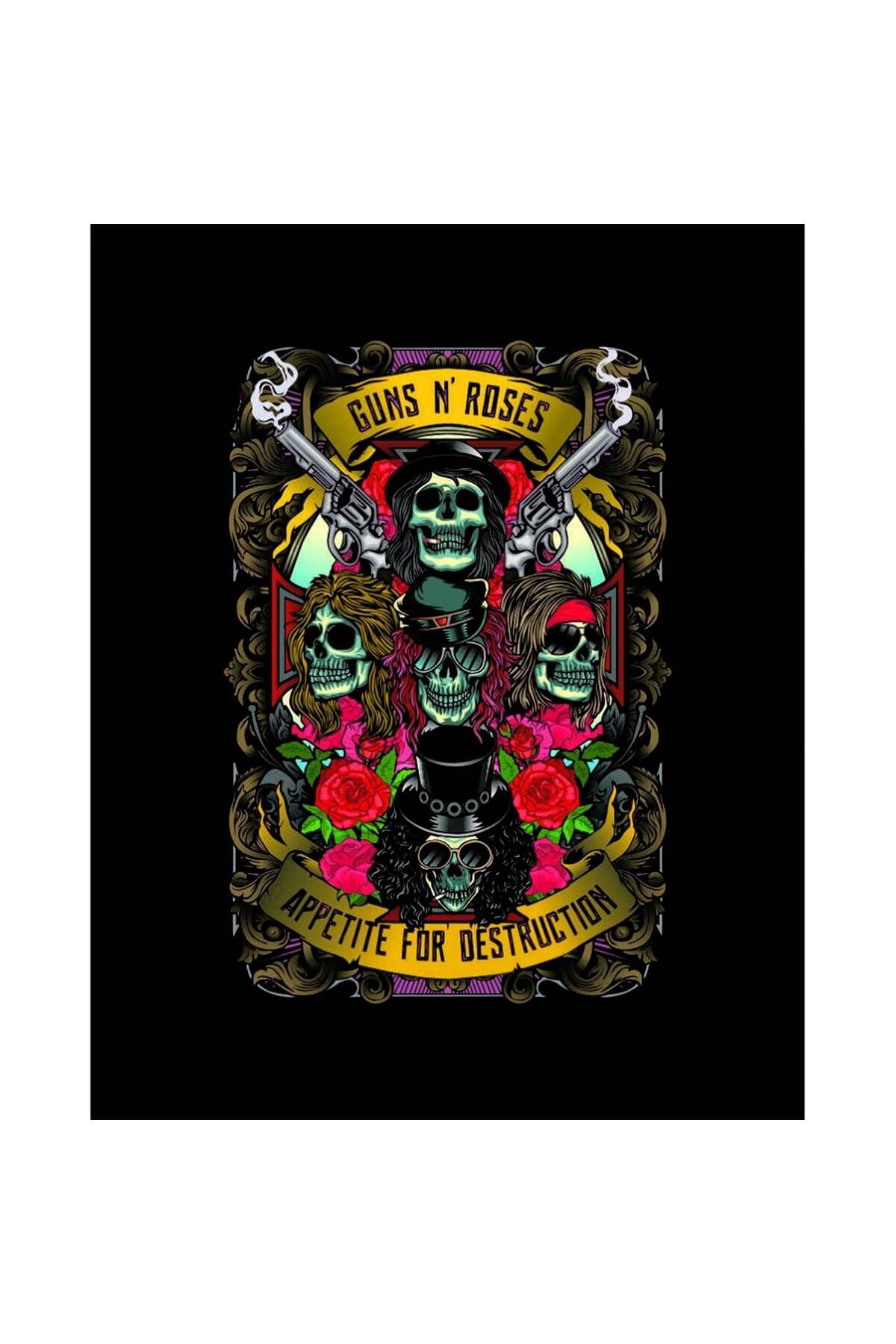 Z zepplin Guns N Roses Appetıte Destruction Büyük Sırt Patch Yama