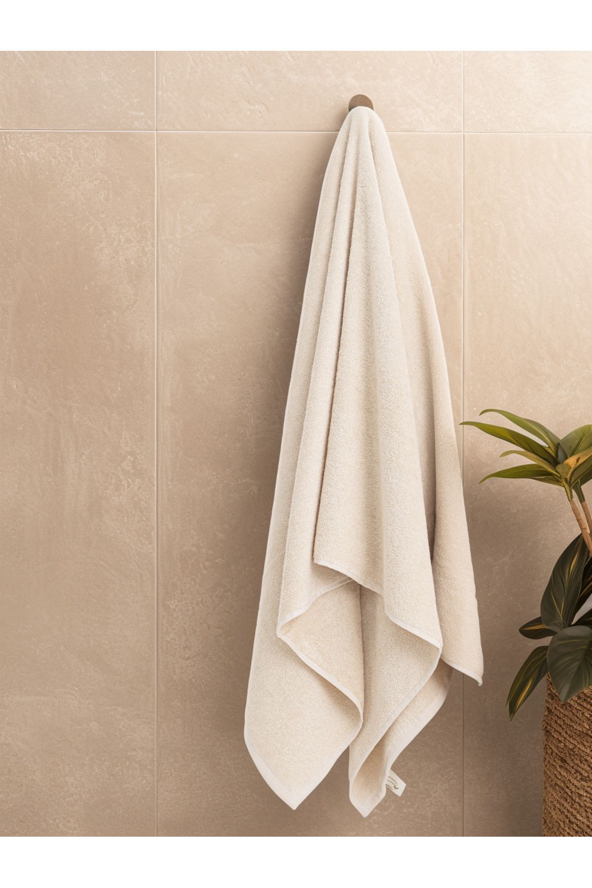 Rikka Home Coresoftair™ %100 Pamuk, Ekstra Yumuşak, Banyo Havlusu (1 Adet- 76x137 cm)