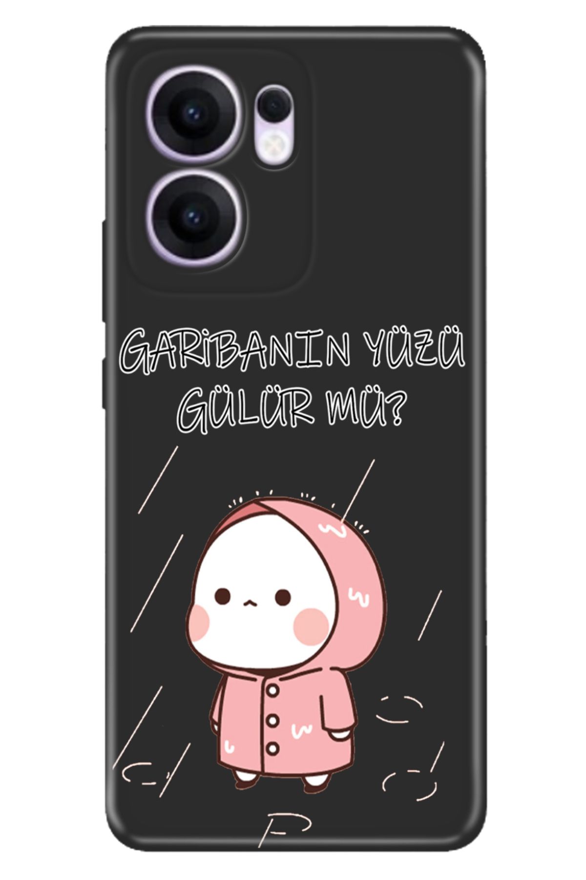OPPO Reno 13F 5G Kılıf Renkli Silikon Baskılı TPU Garibanın Yüzü