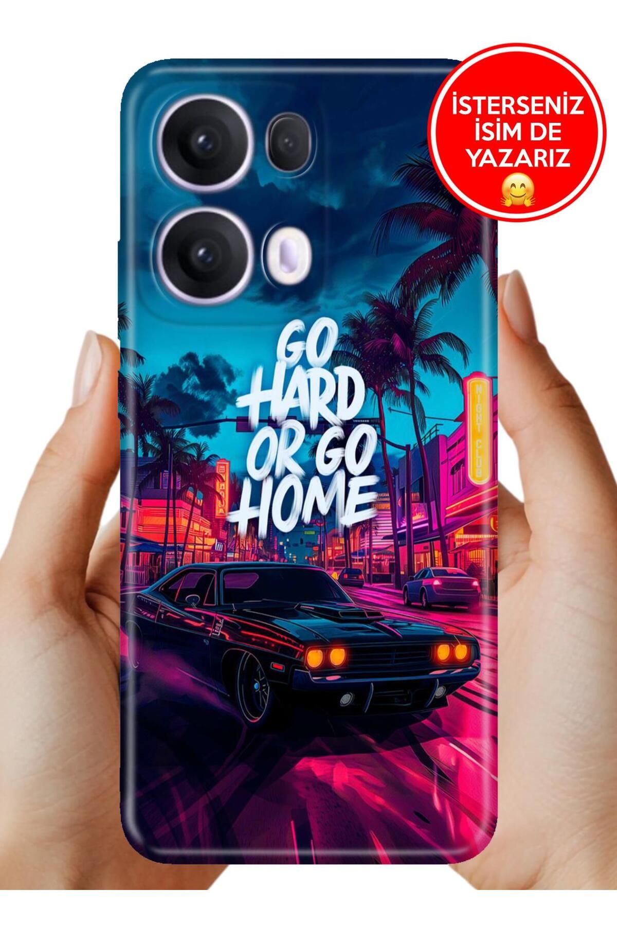 OPPO Reno 13 Pro Kılıf Oppo Reno 13 Pro Lüks Desenli Silikon Cover Case Go Hard