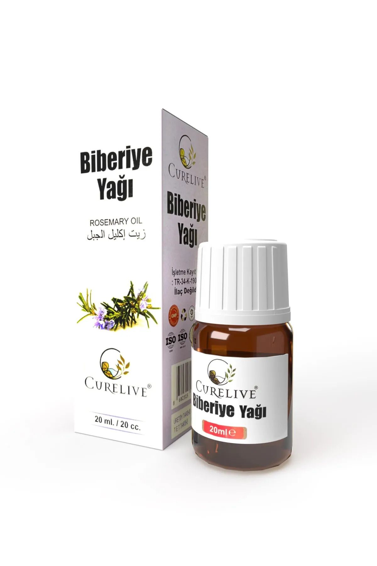 Kızıldağ Yöresel Curelive Biberiye Yağı 20 ml