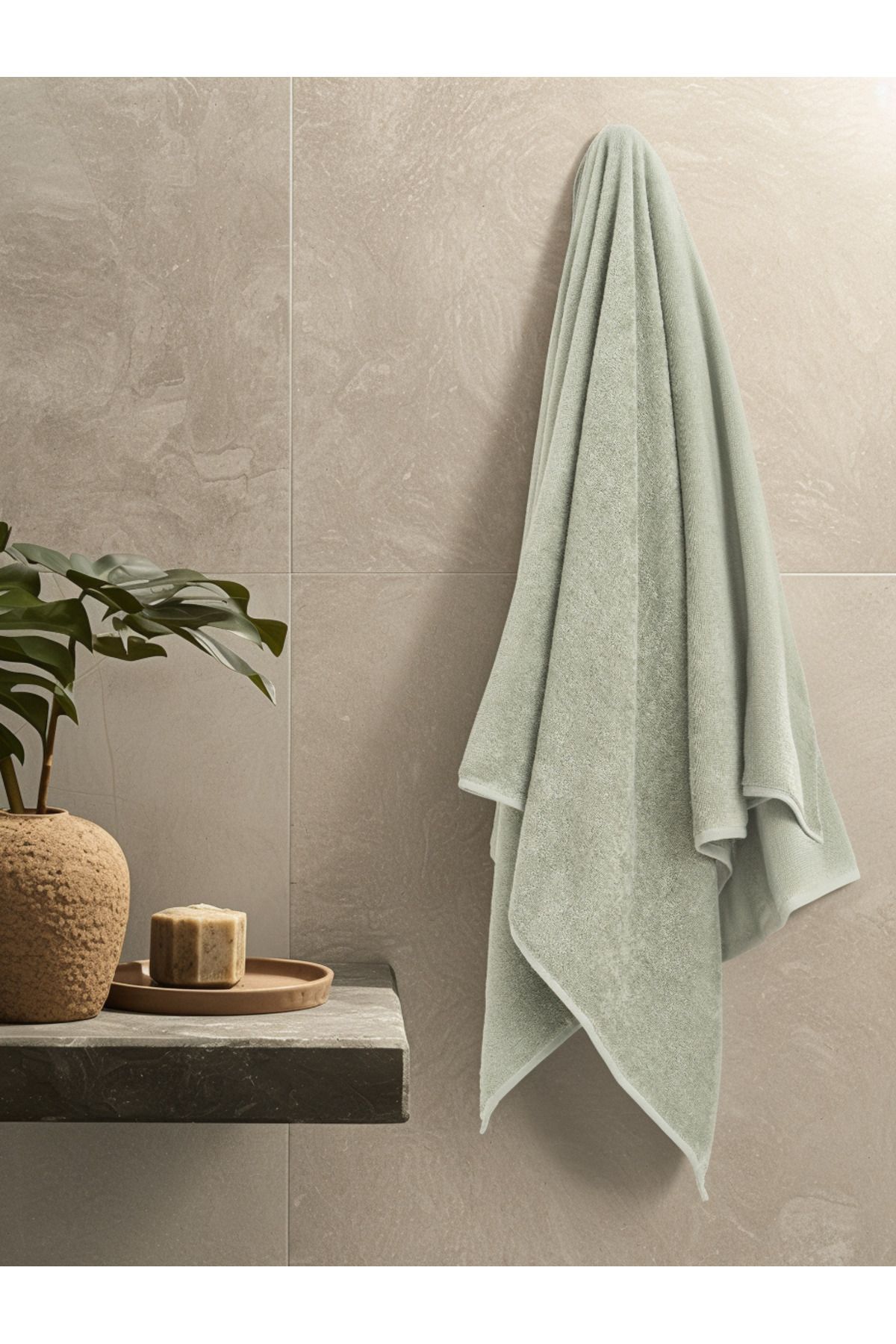 Rikka Home Coresoftair™ %100 Pamuk, Ekstra Yumuşak, Banyo Havlusu (1 Adet- 76x137 cm)
