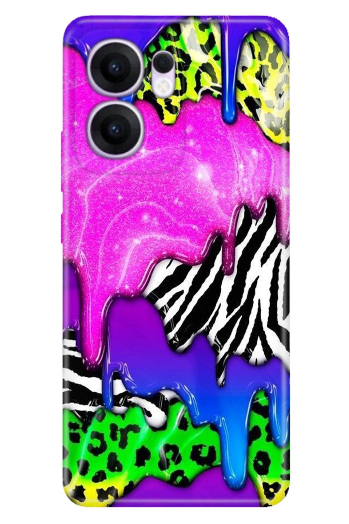 OPPO Reno 13F 5G Kılıf Tema Art Desenli Baskılı Silikon Tikky
