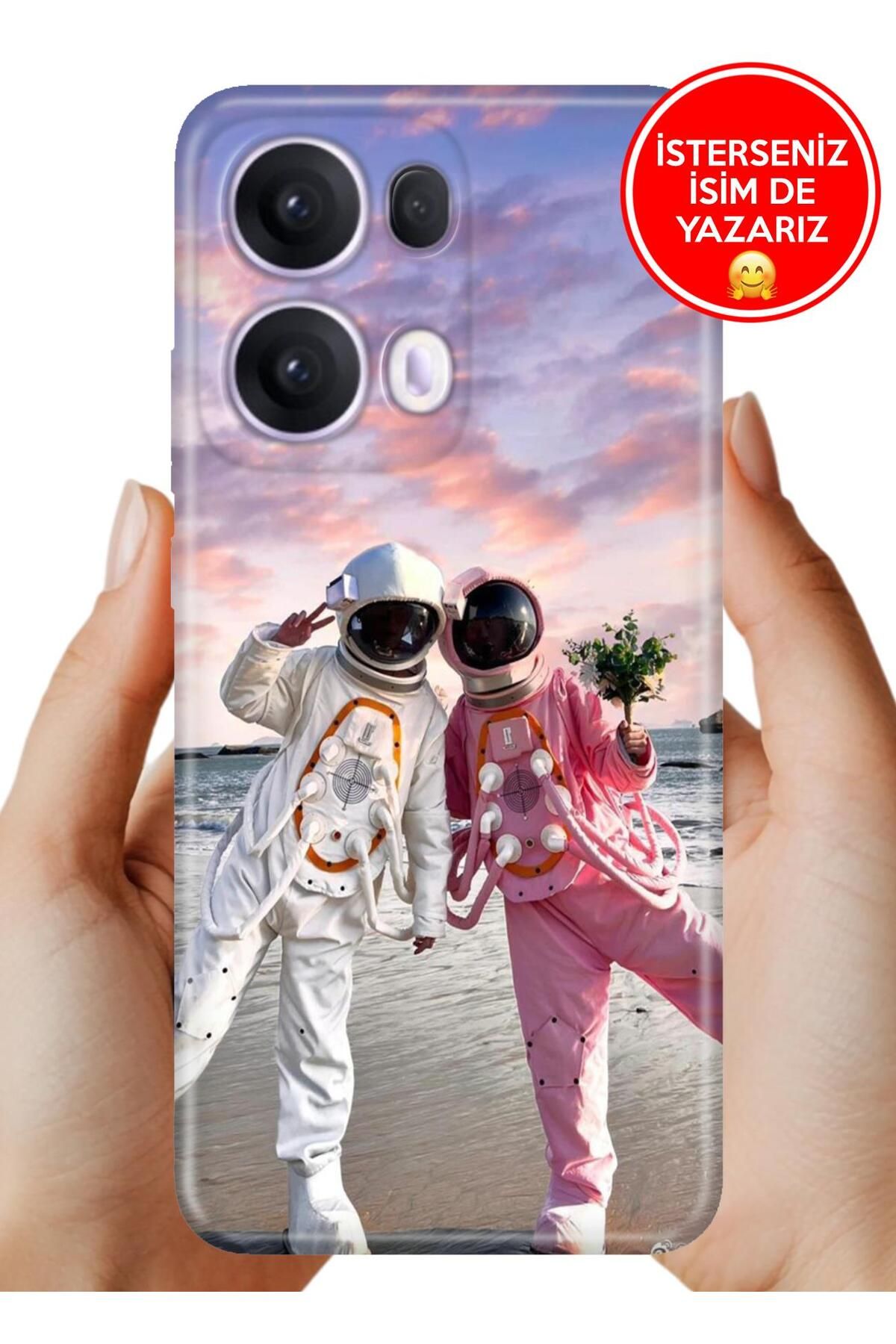 OPPO Reno 13 Pro Kılıf Oppo Reno 13 Pro Lüks Desenli Silikon Cover Case Evlilik Teklifi