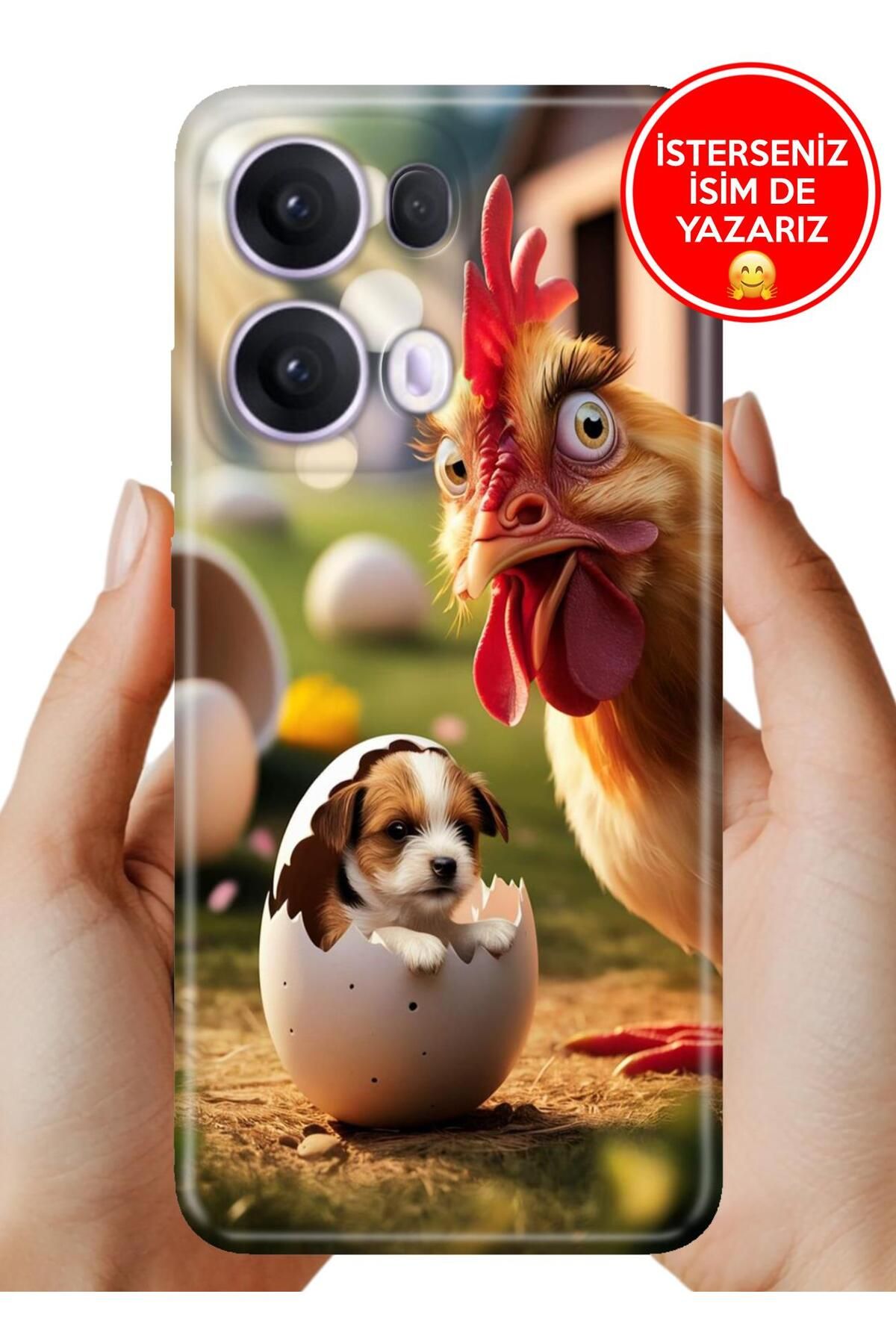 OPPO Reno 13 Pro Kılıf Oppo Reno 13 Pro Lüks Desenli Silikon Cover Case Gariplik Var