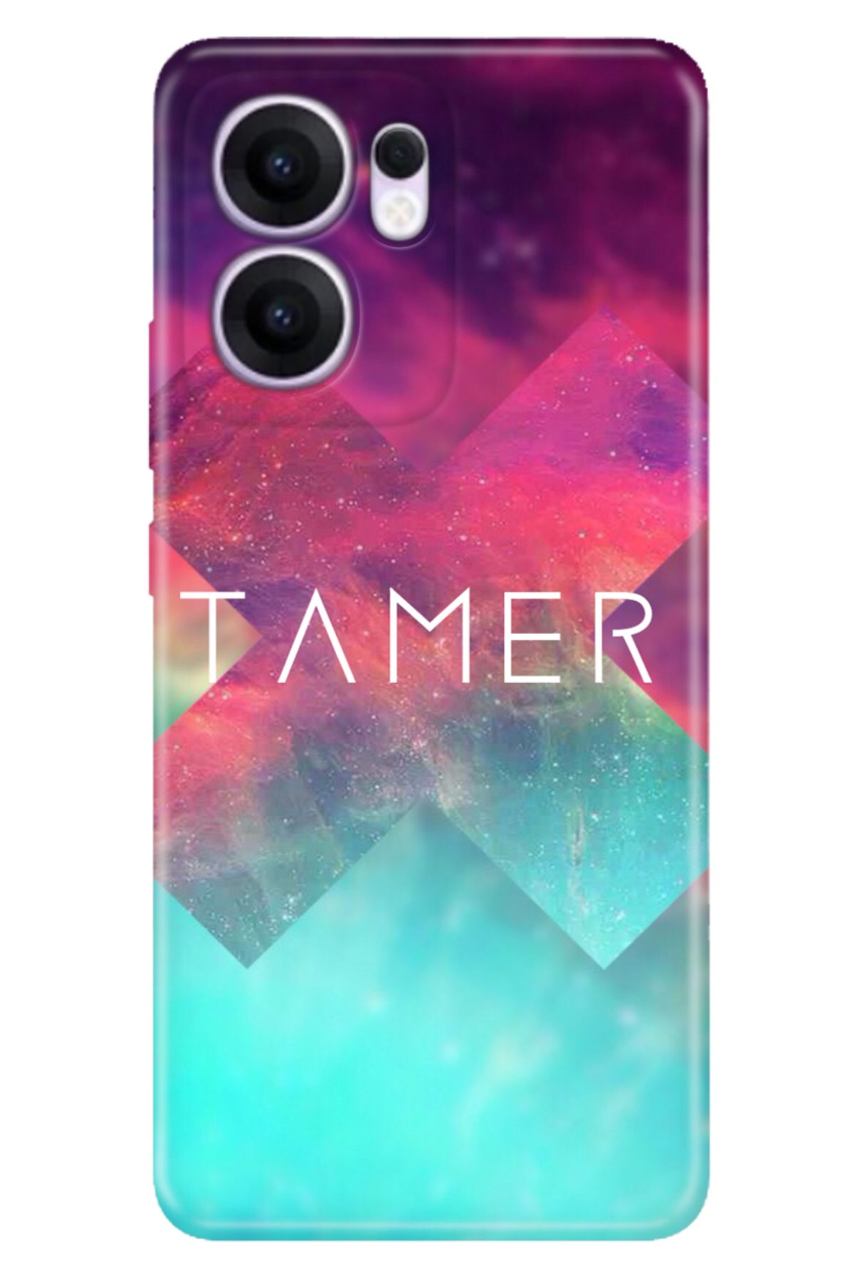 OPPO Reno 13F 5G Kılıf Tema İsim Yazılı Kişiye Özel Silikon Kapak Model-14