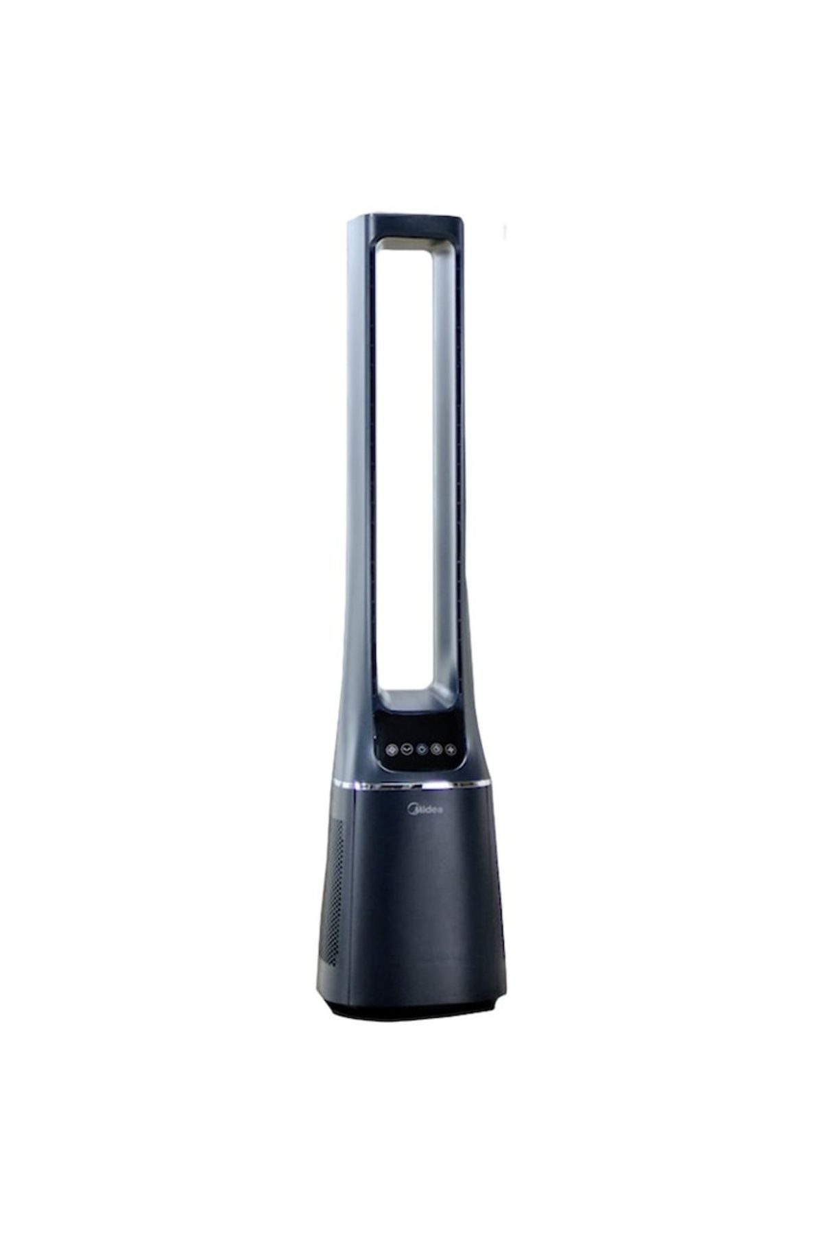 Midea-Ams150-pbw Air Purifying Tower Fan, Smart Wifi, Remote Control, H13 Hepa Filter, Ion Mode 1