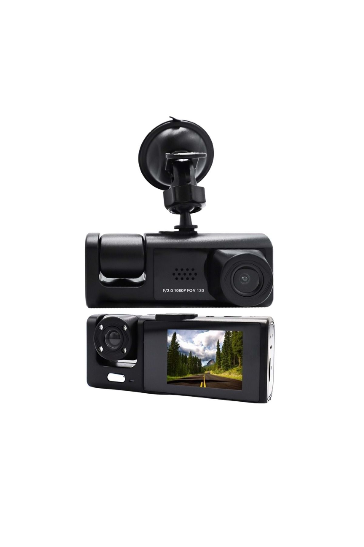 MPIA CC-33 2.0" IPS Ekran 5.0 MP / 30 FPS 170° Geniş Açılı Lens Araç Kamera Uyumlu