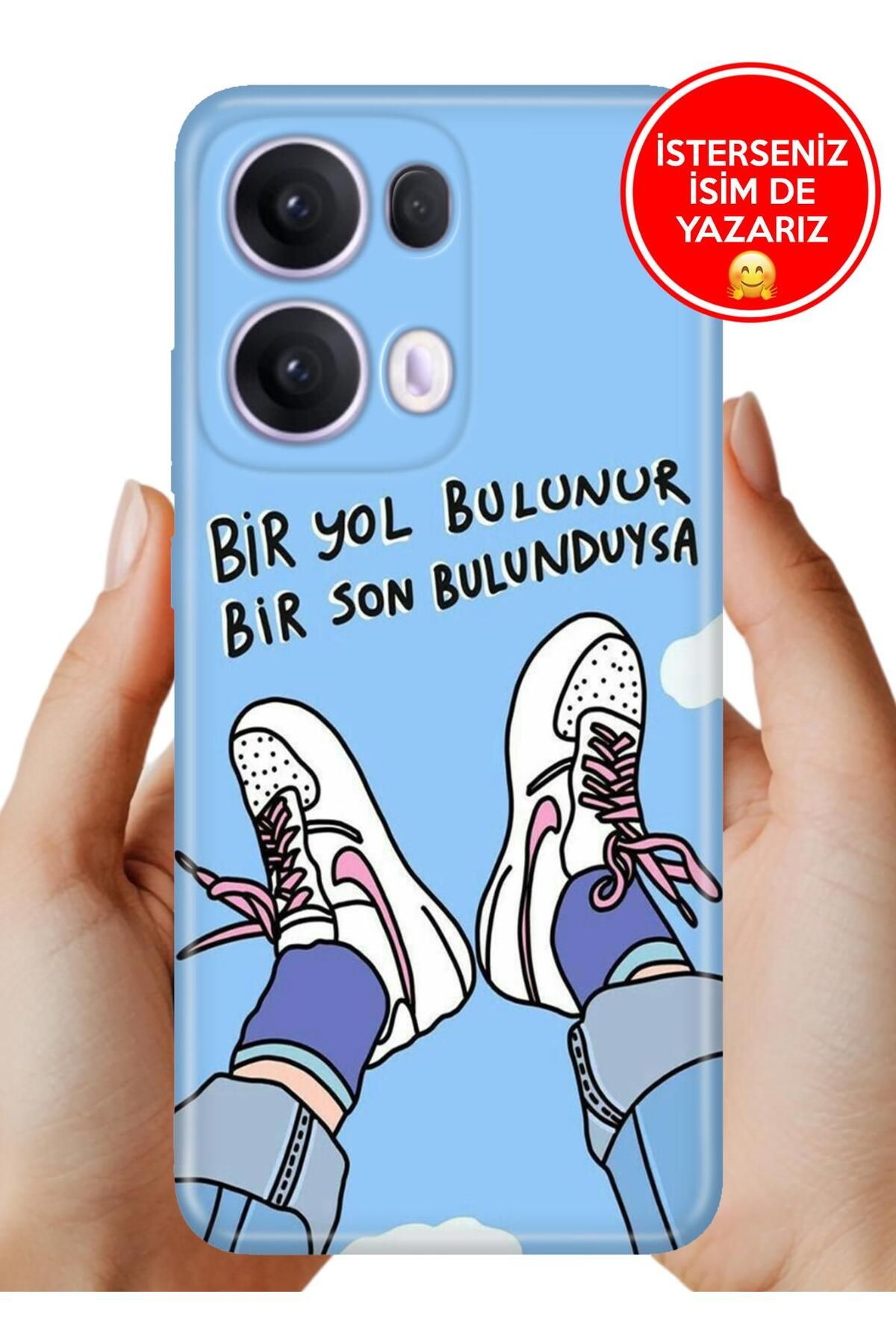 OPPO Reno 13 Pro Kılıf Oppo Reno 13 Pro Trend Desenli Esnek Kapak Bir Yol Bulunur