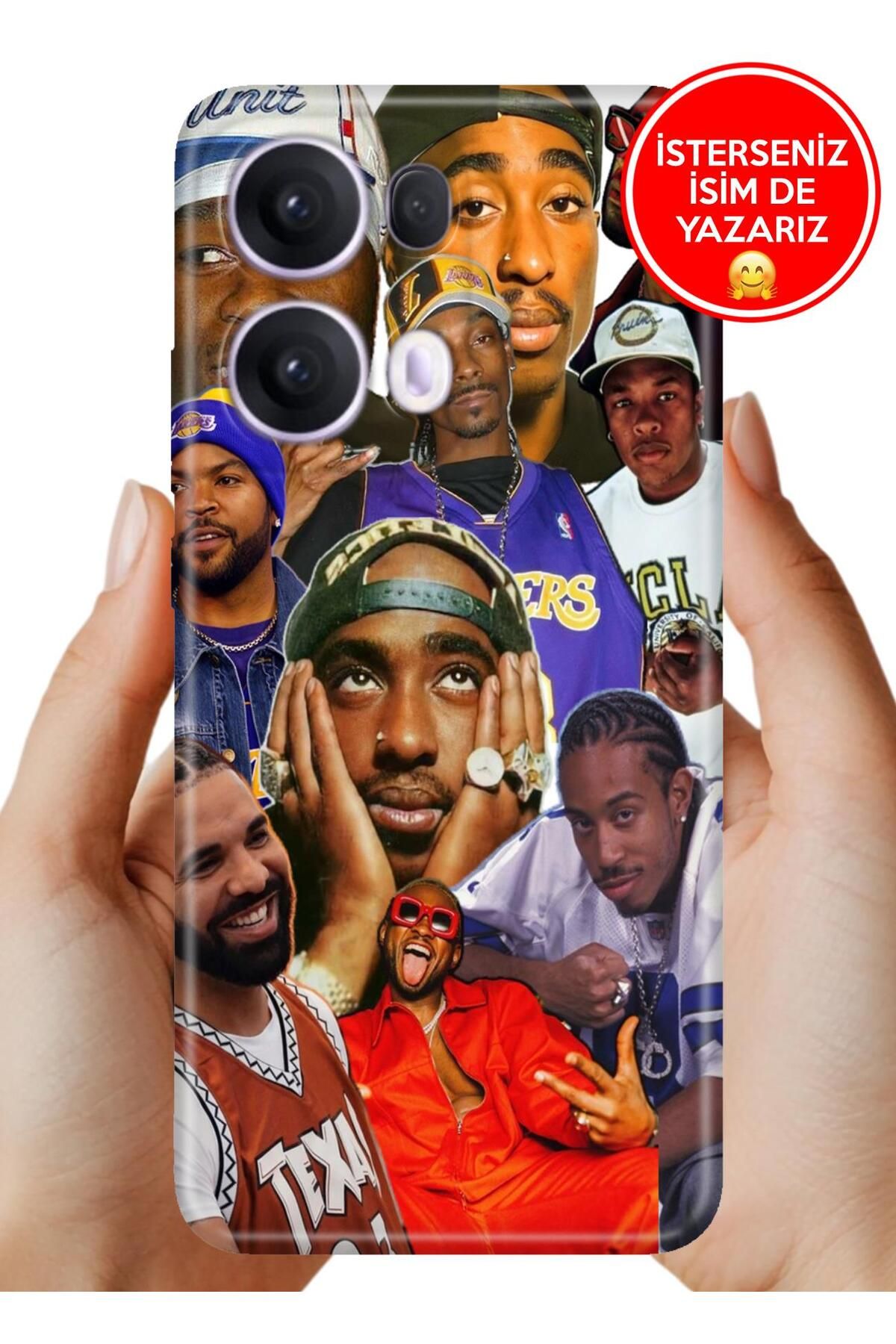 OPPO Reno 13 Pro Kılıf Oppo Reno 13 Pro Desenli Şeffaf Kılıf Üzeri Silikon Rap World