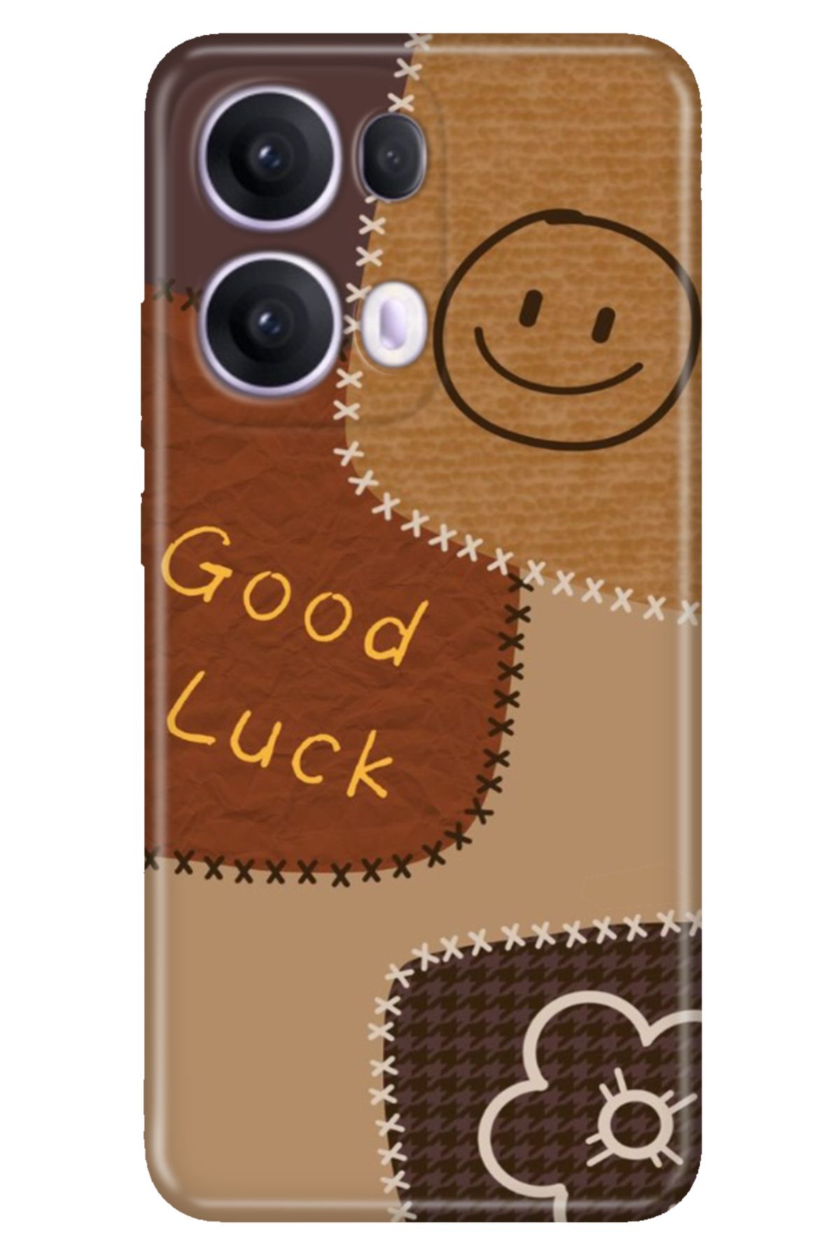 OPPO Reno 13 Pro Oppo Kılıf Retro Art Desenli Esnek Silikon Good Luck