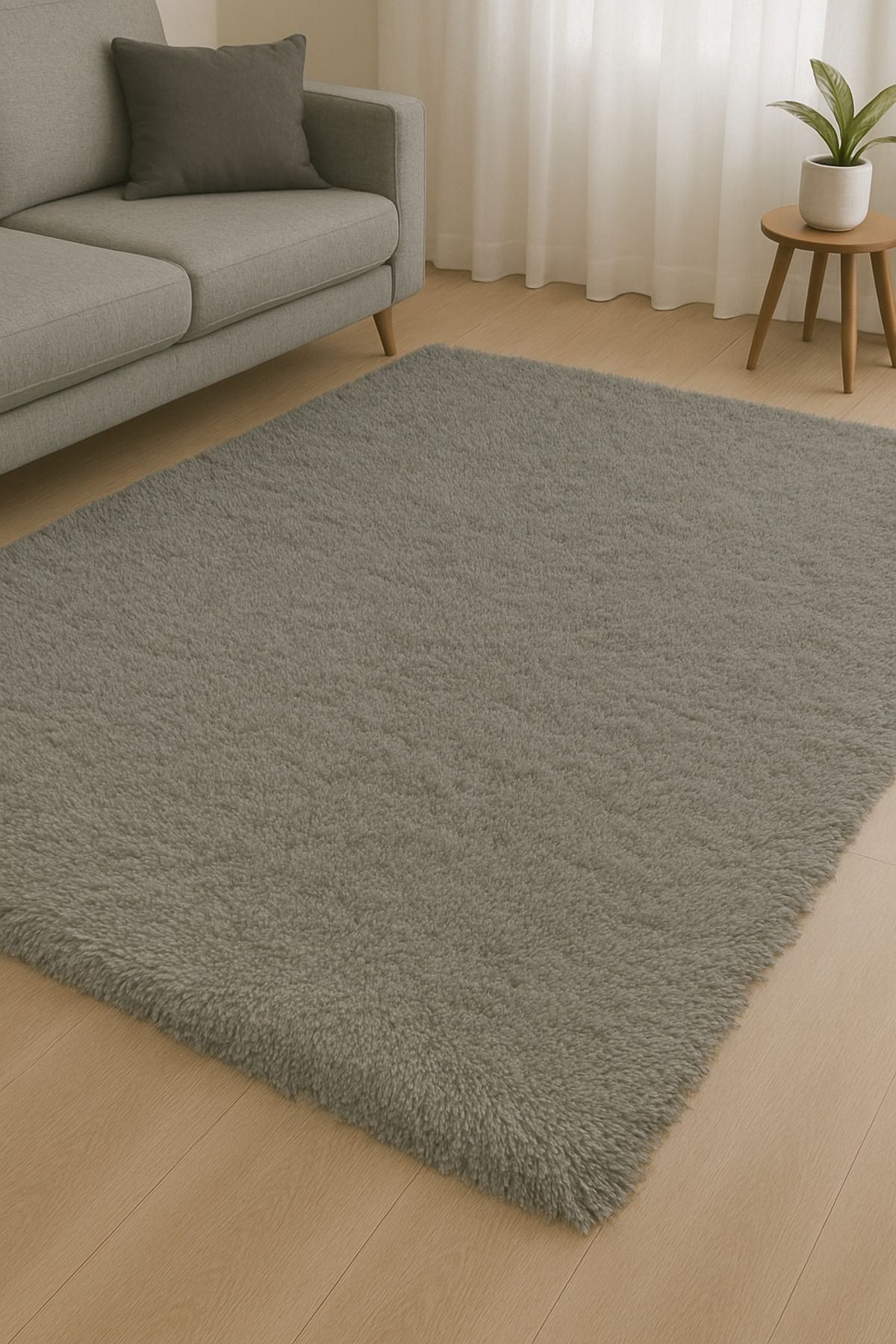 Carpetella Yumuşak Peluş Halı Kaymaz Tabanlı