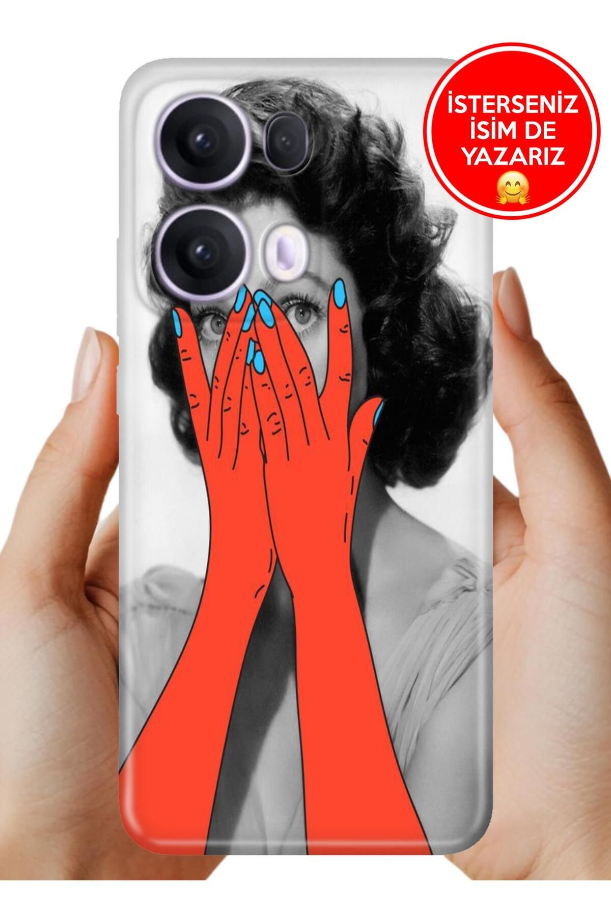 OPPO Reno 13 Pro Kılıf Oppo Reno 13 Pro Rubber Esnek Silikon Tam Koruma Şaşırdım