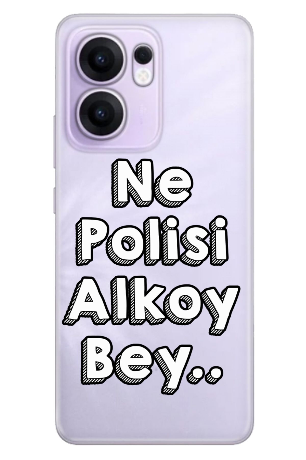 OPPO Reno 13F 5G Kılıf Renkli Silikon Baskılı TPU Ne Polisi