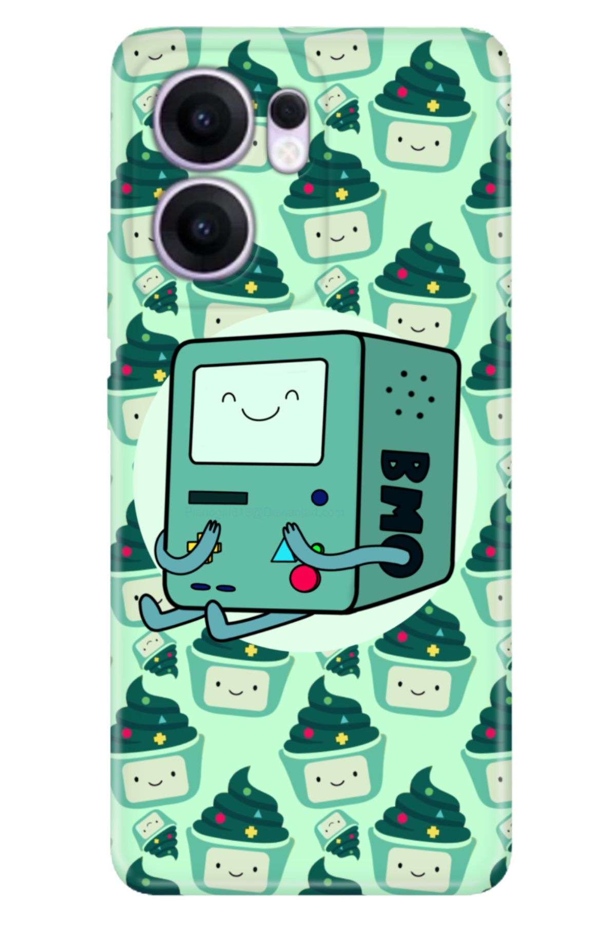 OPPO Reno 13F 5G Kılıf Renkli Silikon Baskılı TPU Suppercake