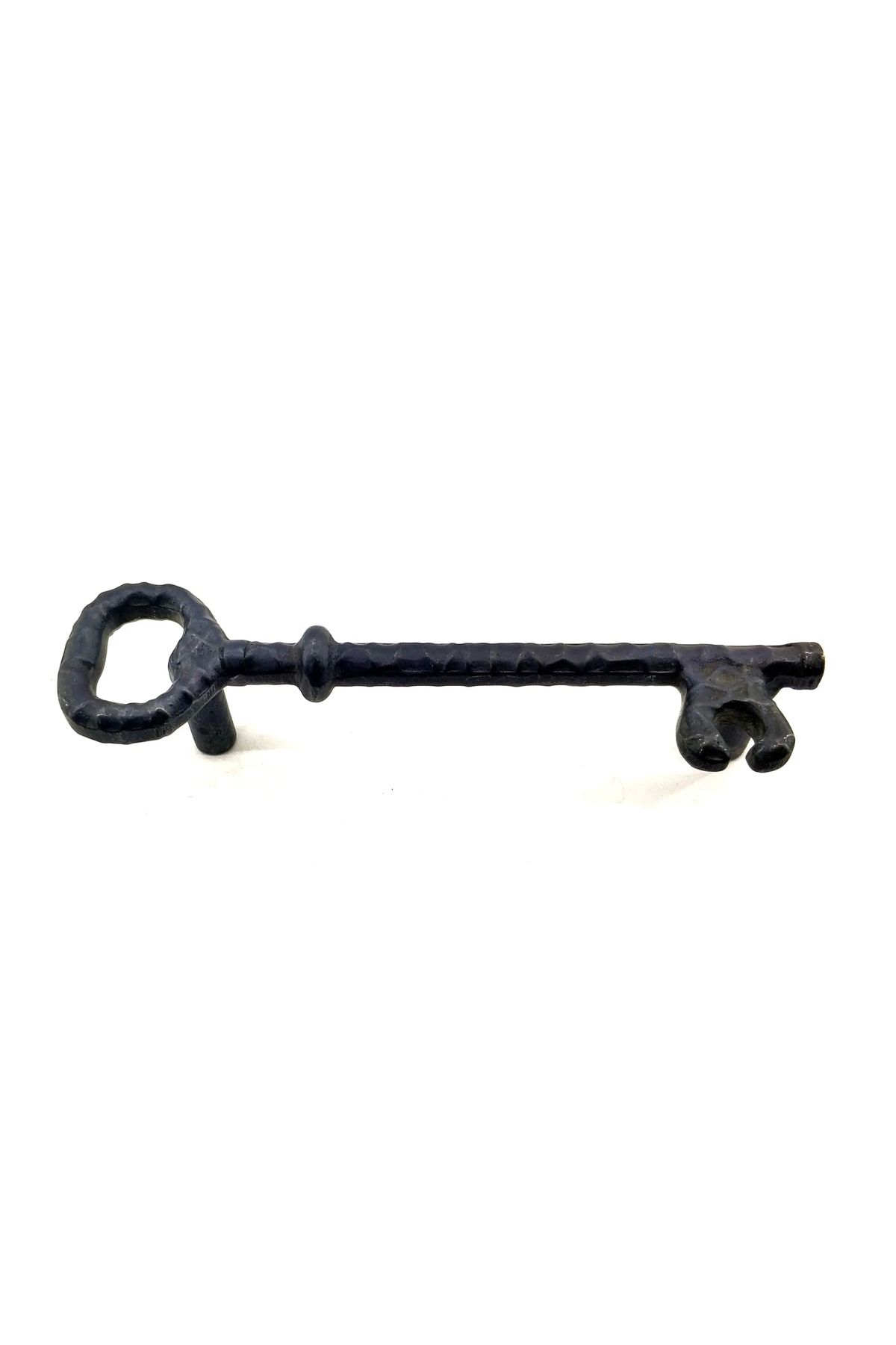 Generic Antika Tarz Dekoratif Pirinç Anahtar Şeklinde Kapı Çekme Kolu, Mobilya, Sandık, Kutu Kulbu - 128mm,