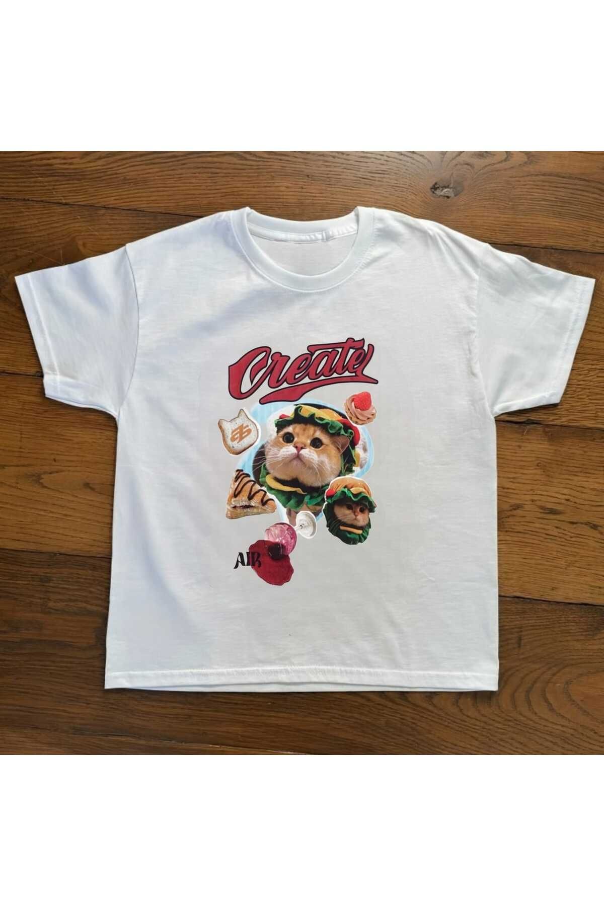 donamod CREATE CAT BSDKILI T-SHIRT