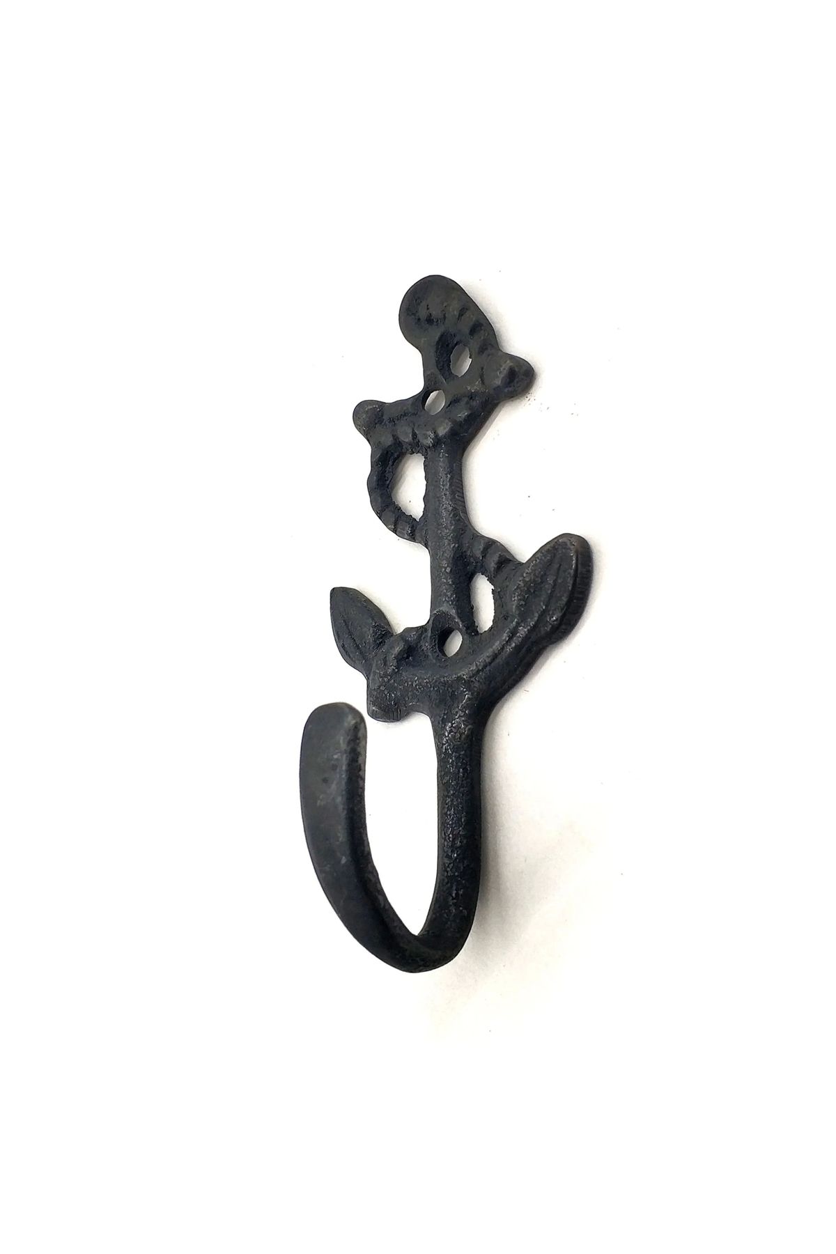 Generic Antika Tarz Dekoratif Pirinç Halatlı, Çapa, Denizci, Gemici Askı - 95x42mm, Oksit
