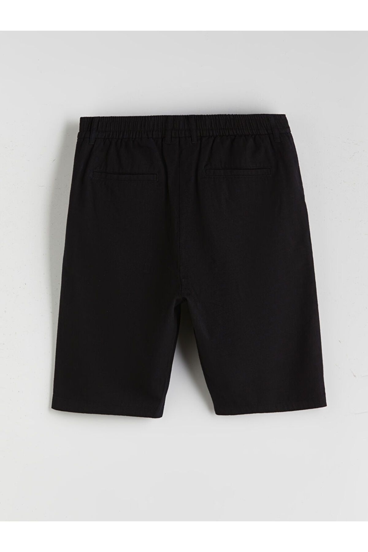 LC Waikiki-Μαύρο ανδρικό σορτς Standard Fit 6