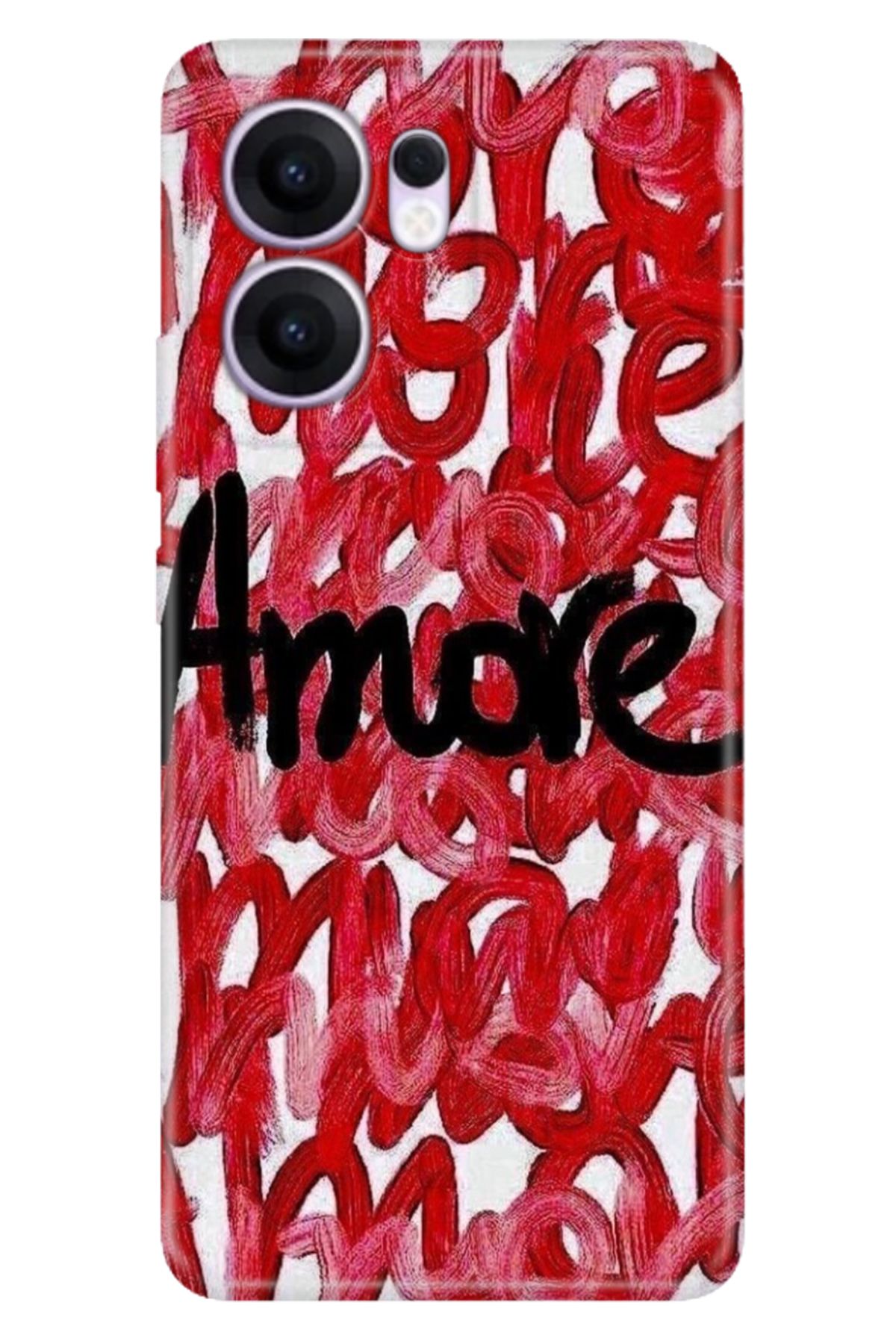 OPPO Reno 13F 5G Kılıf Tema Art Desenli Baskılı Silikon Amorr