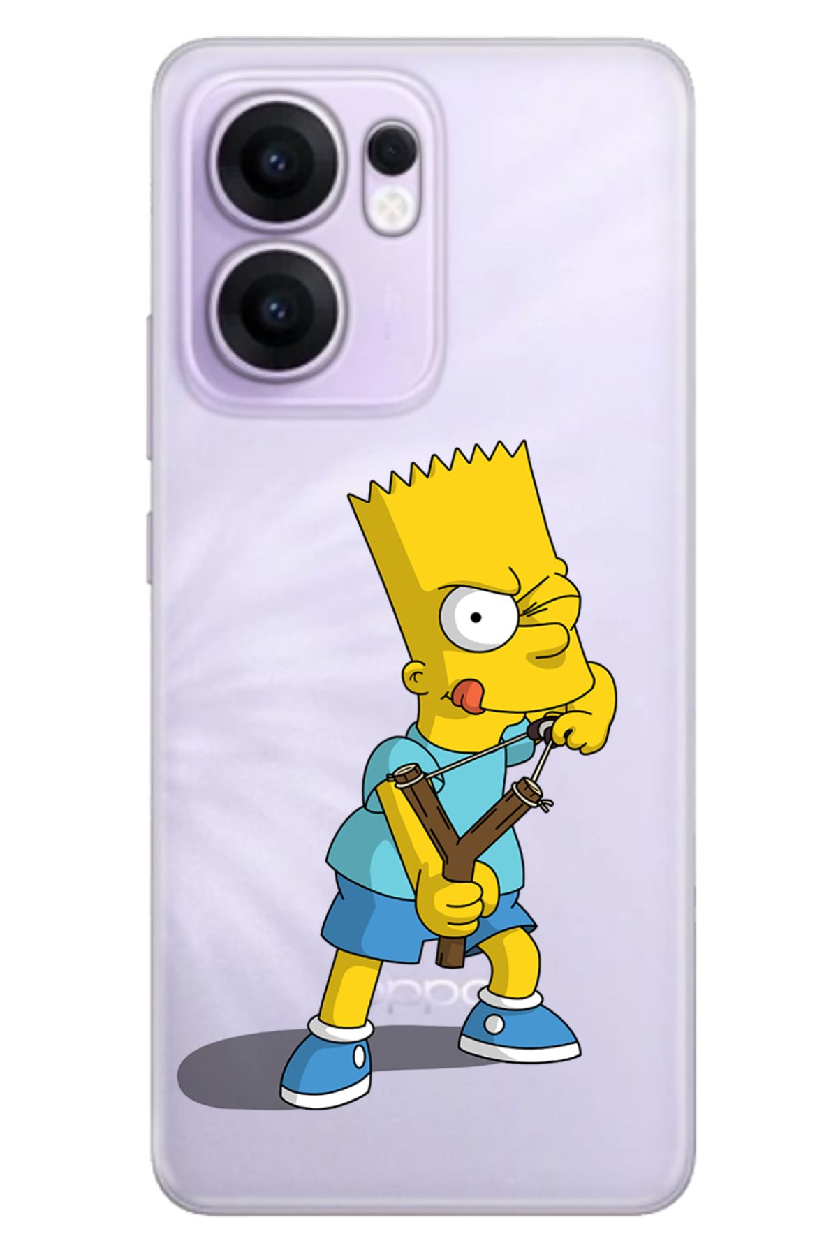 OPPO Reno 13F 5G Kılıf Tema Art Desenli Baskılı Silikon Simpsons
