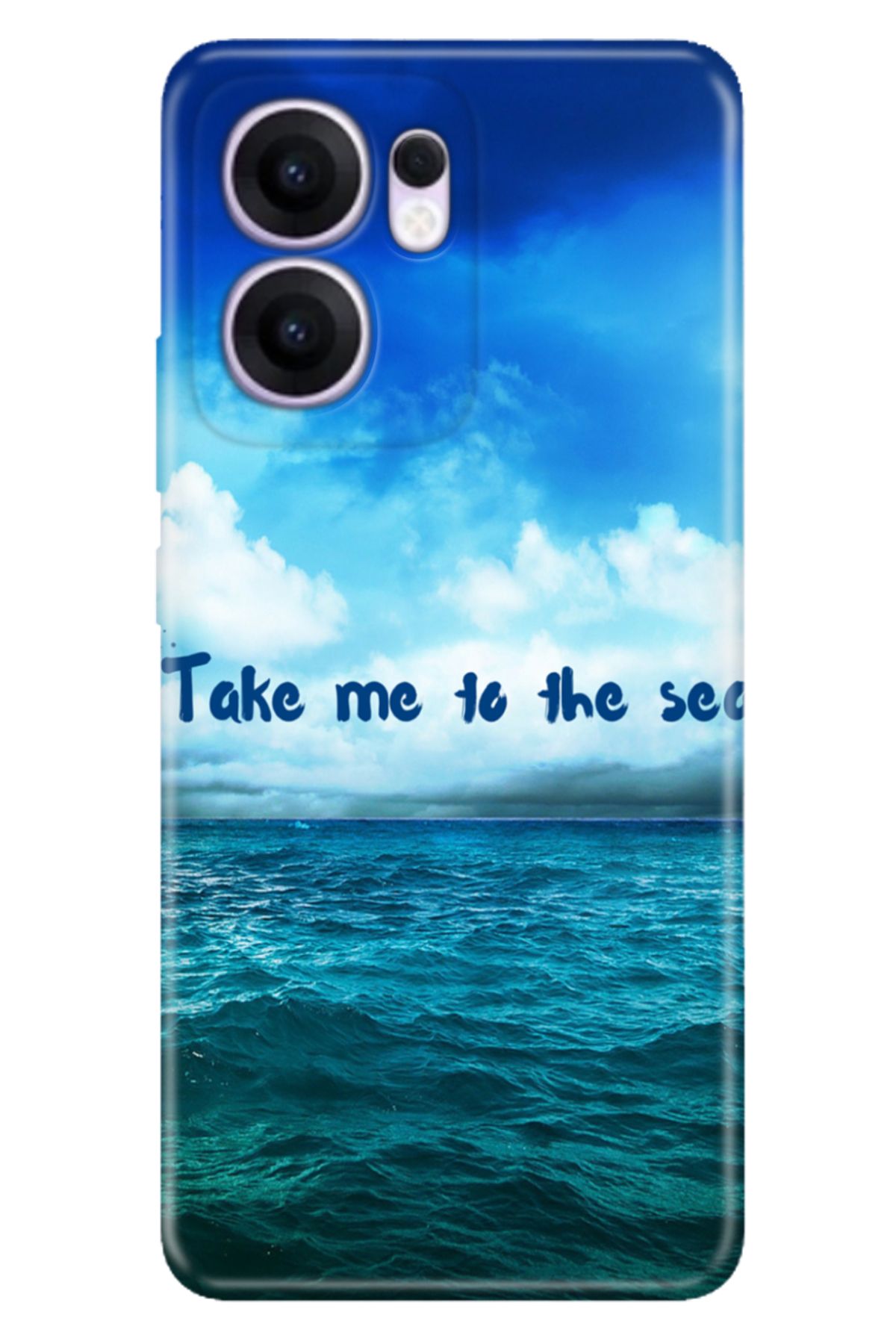 OPPO Reno 13F 5G Kılıf Art Silikon Baskılı TPU Take Me