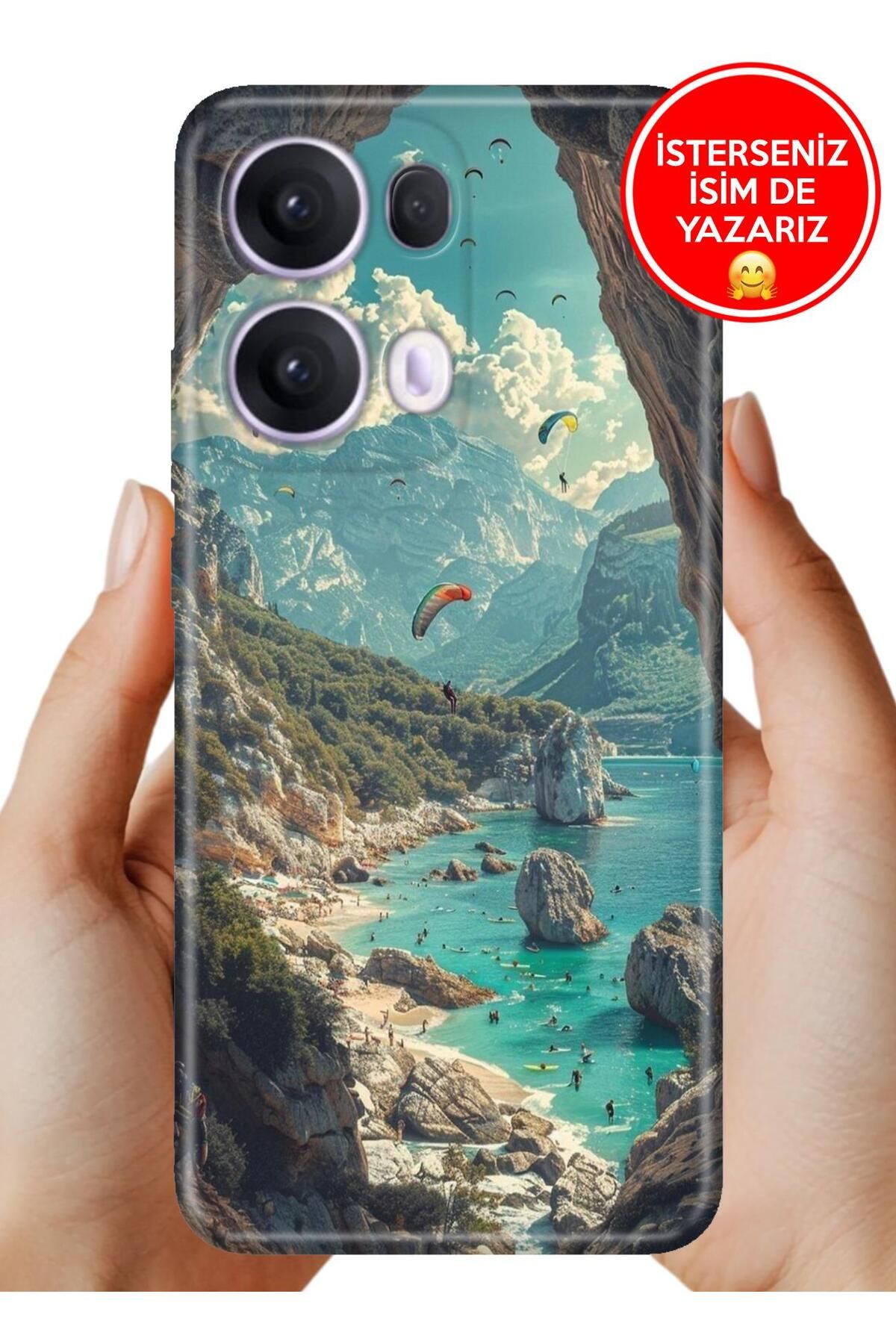 OPPO Reno 13 Pro Kılıf Oppo Reno 13 Pro Rubber Esnek Silikon Tam Koruma Tailand