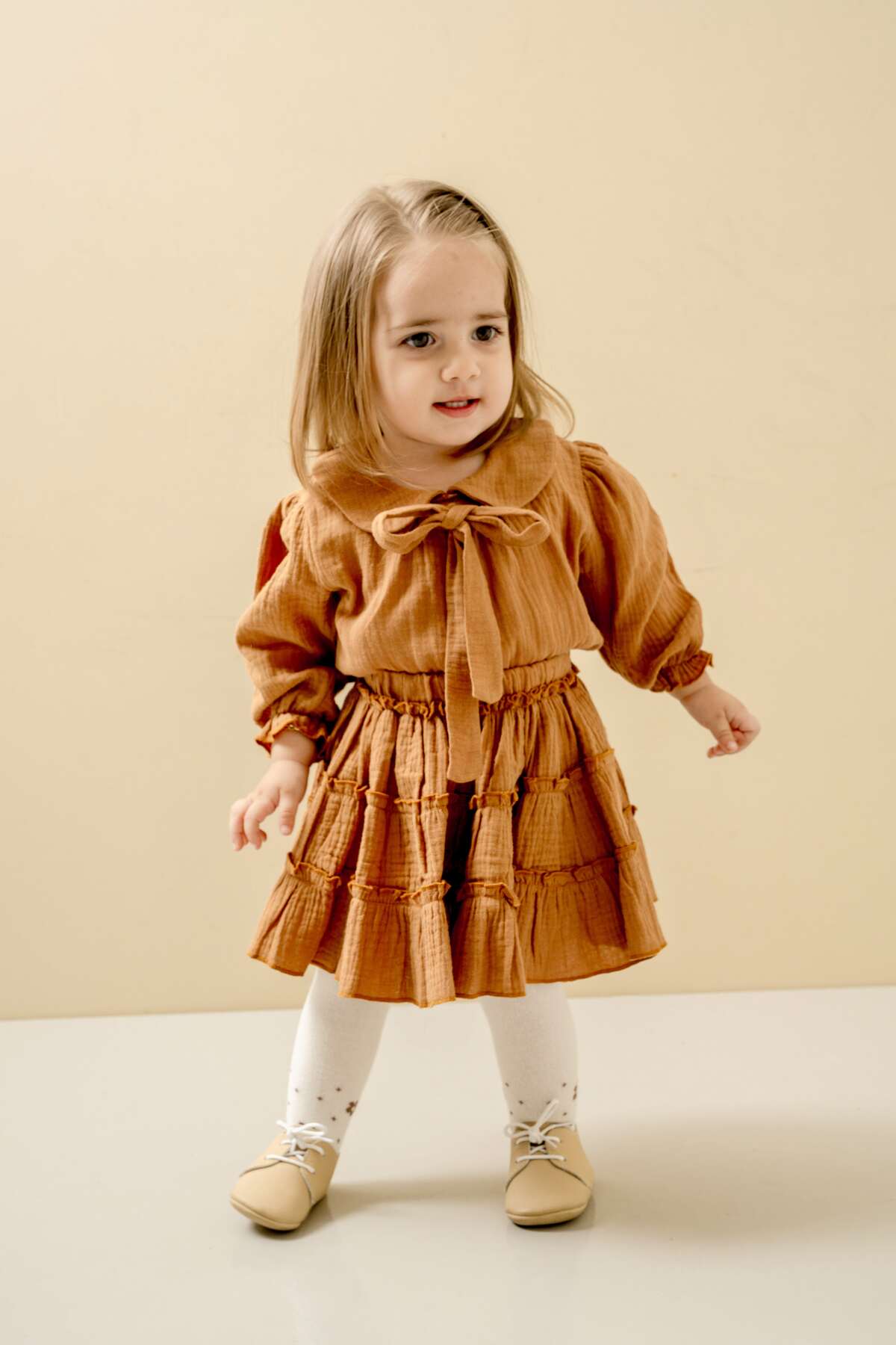 JNF kids Kız Bebek Hırkalı Etekli Takım Külotlu Çorap Hediyeli fotoğrafı 2 (önizleme)