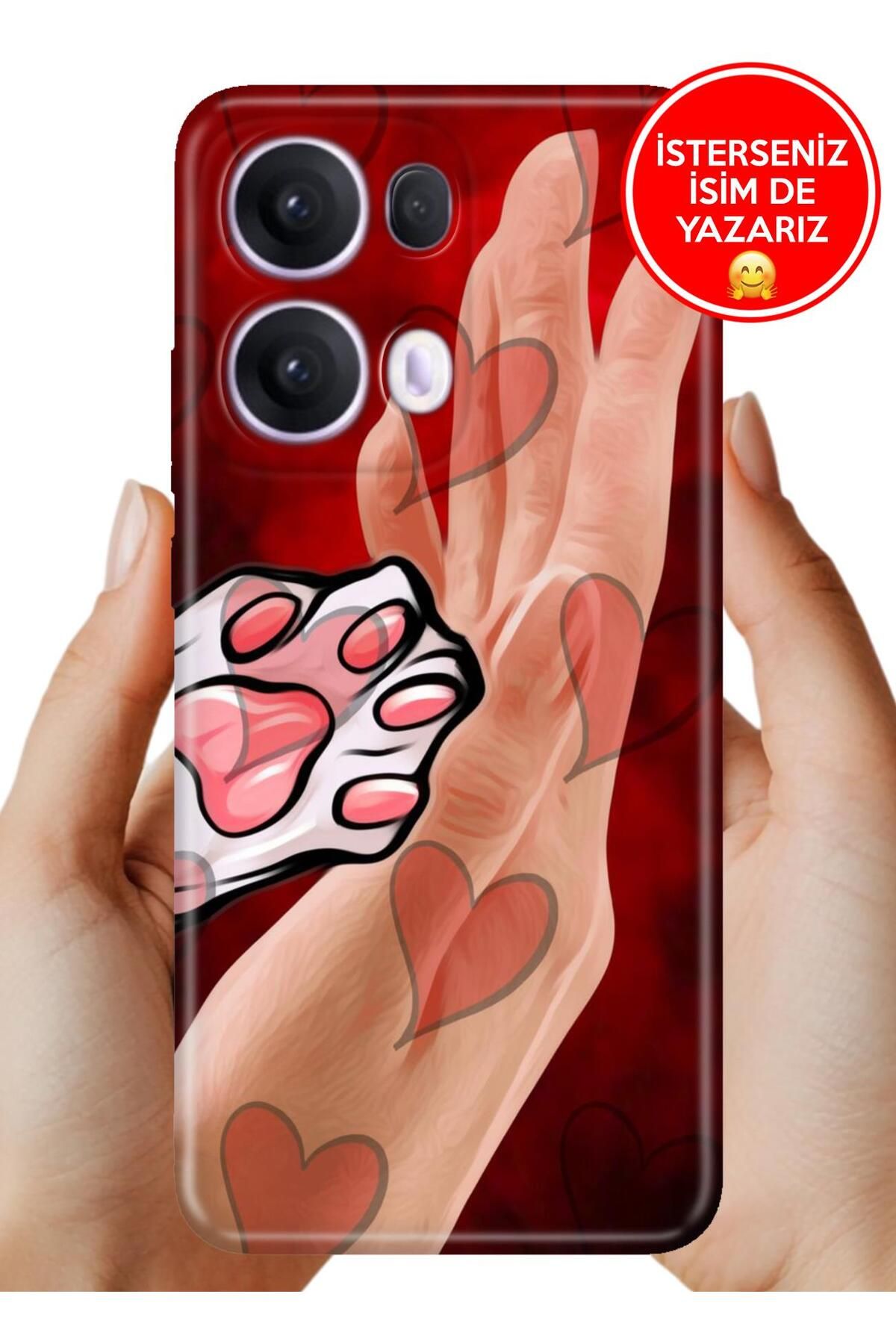 OPPO Reno 13 Pro Kılıf Oppo Reno 13 Pro A Kalite Baskılı Art Silikon Canım Paticiğim