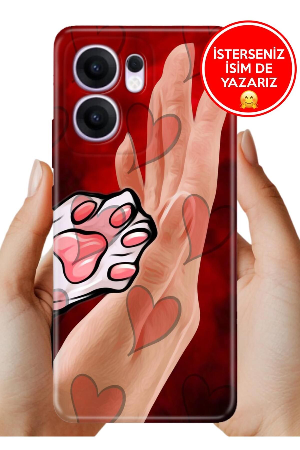 OPPO Reno 13F 5g Kılıf Oppo Reno 13F A Kalite Baskılı Art Silikon Canım Paticiğim
