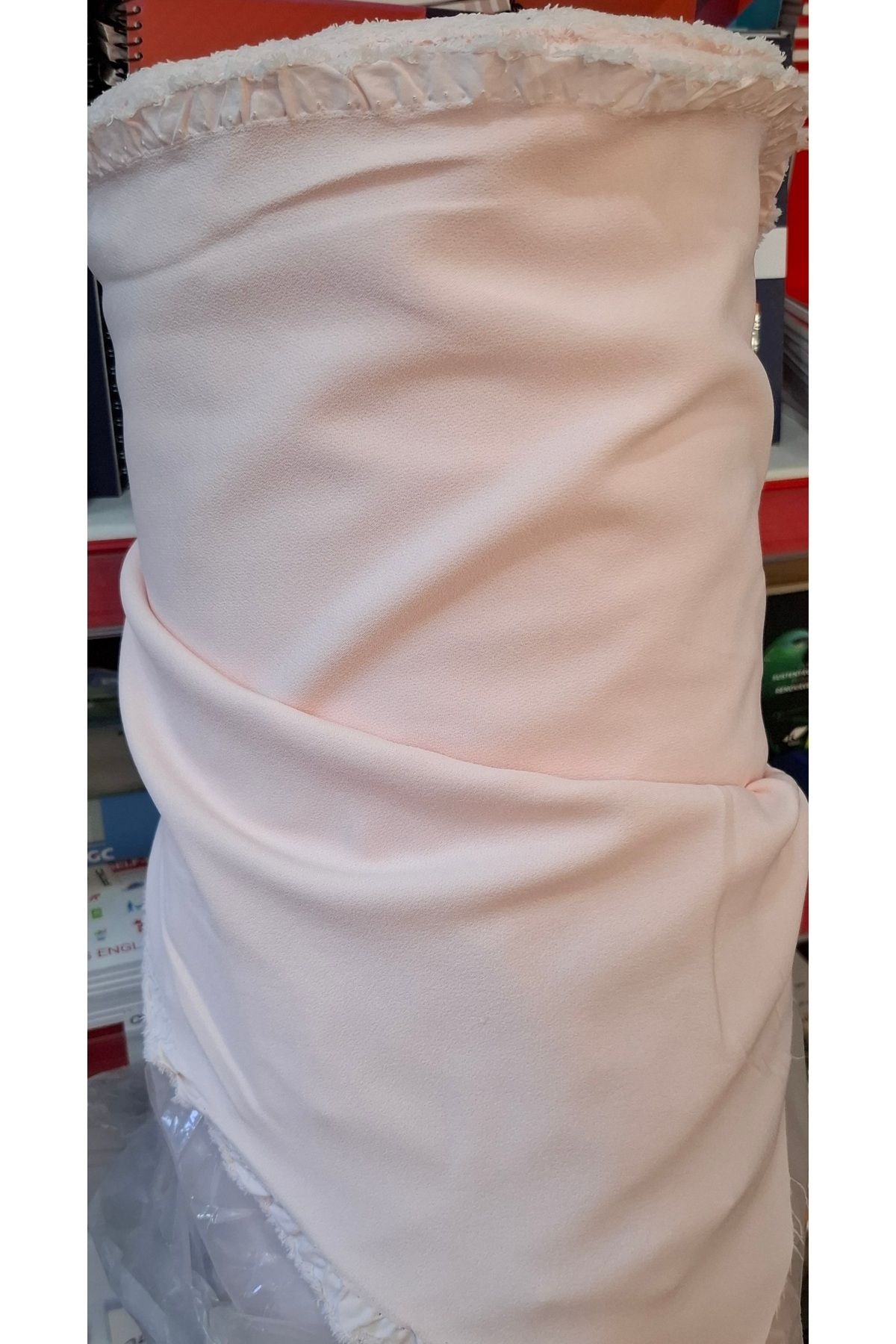 TEMMUZ LİKRALI PEMBE KUMAŞ PANTOLON TAKIM en 135 cm