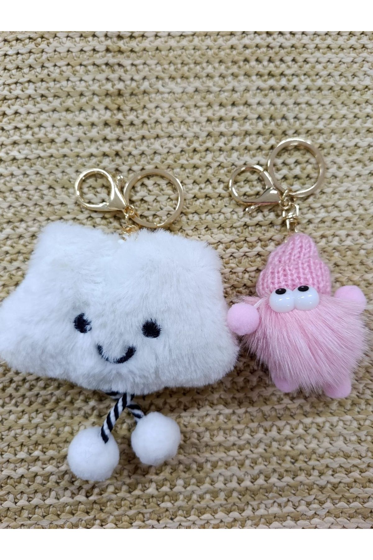 MUTE BAG Çanta charm / süsü / Anahtarlık / Trend çanta charmı 2 Adet