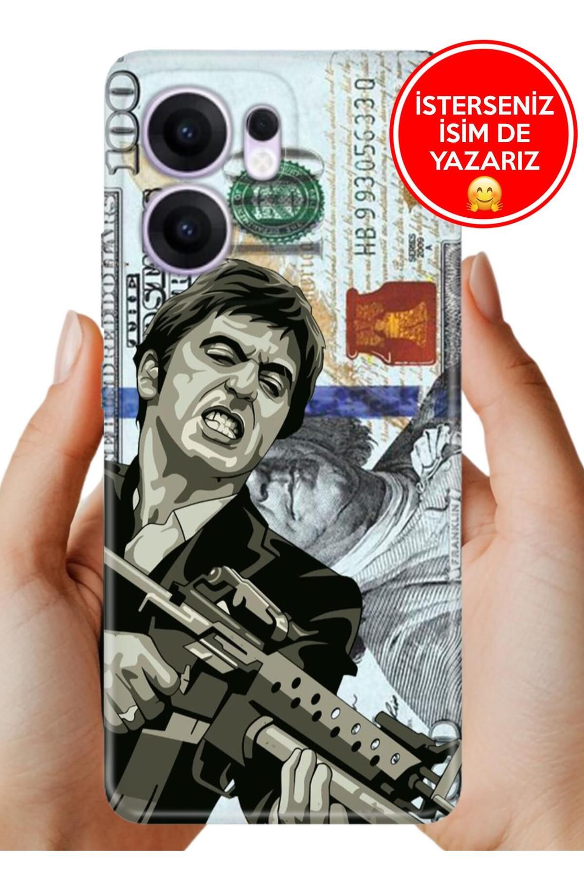 OPPO Reno 13F 5g Kılıf Oppo Reno 13F A Kalite Baskılı Art Silikon Montana
